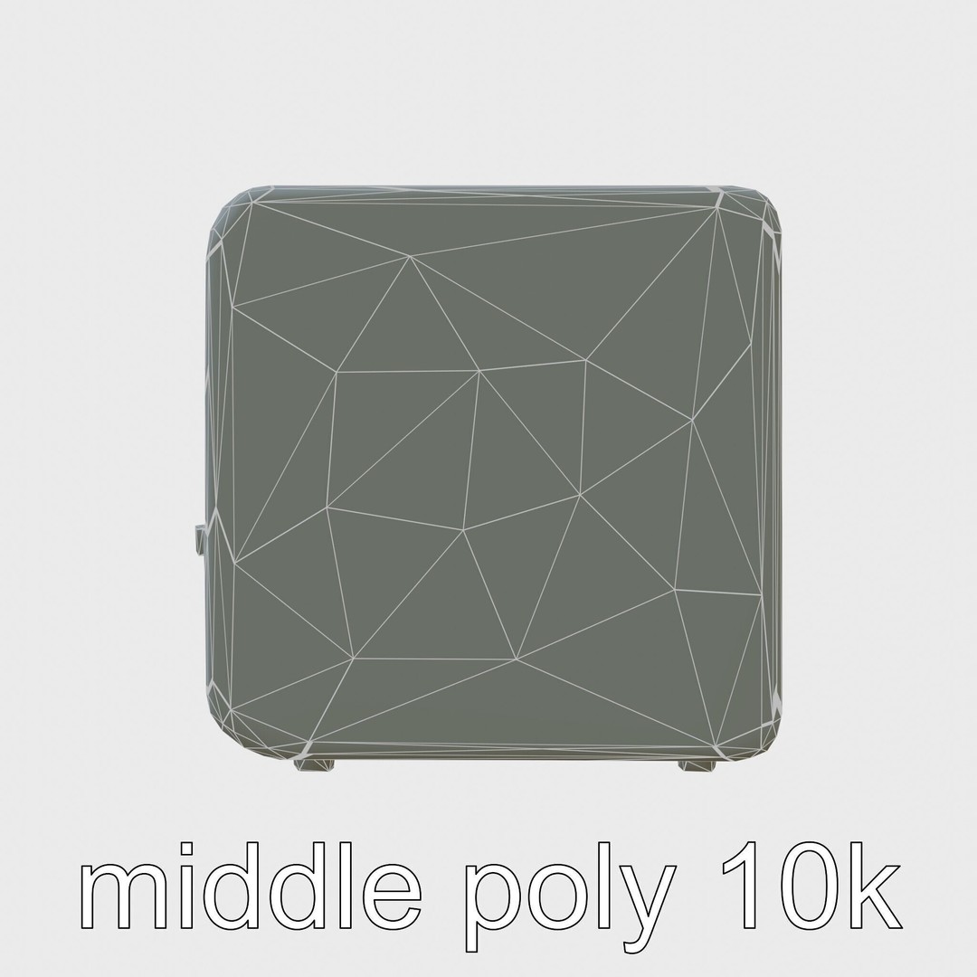 Bionic Refrigerator 3D Model – Low Poly PBR Game Asset, FBX - View 8
