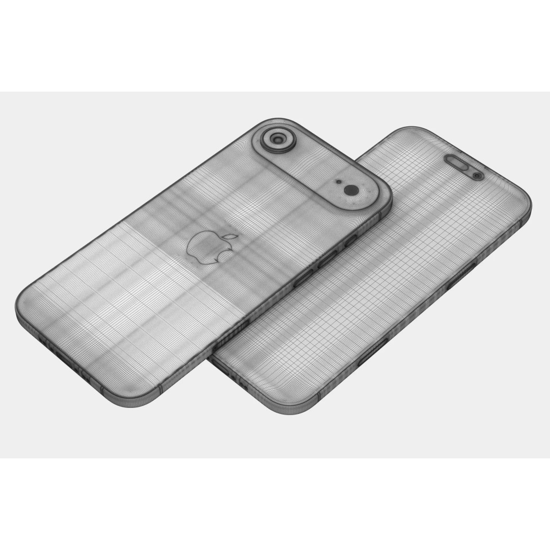 Apple iPhone 17 Air v2 3D Model – Realistic PBR Asset, FBX, OBJ