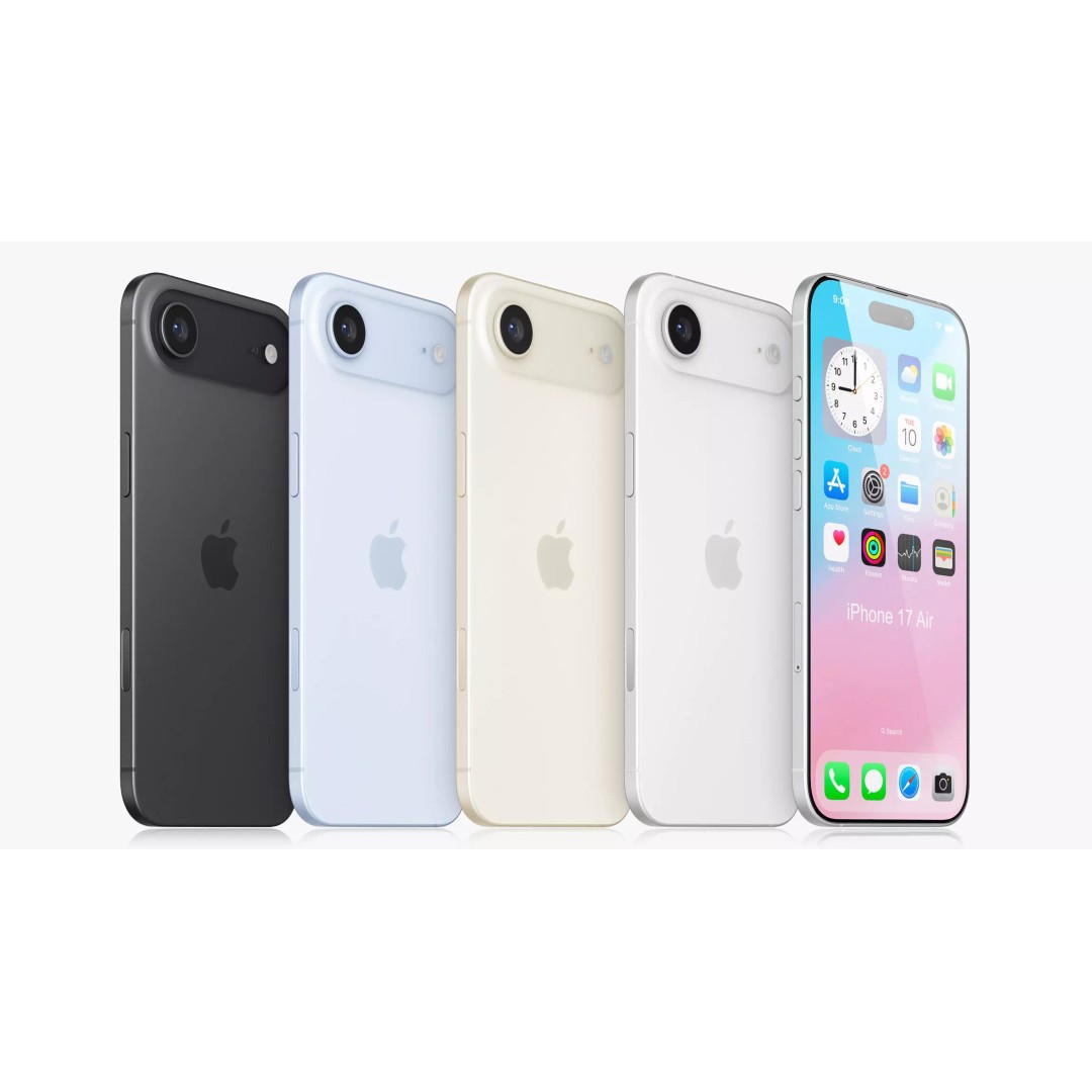 Apple iPhone 17 Air v2 3D Model – Realistic PBR Asset, FBX, OBJ - View 10