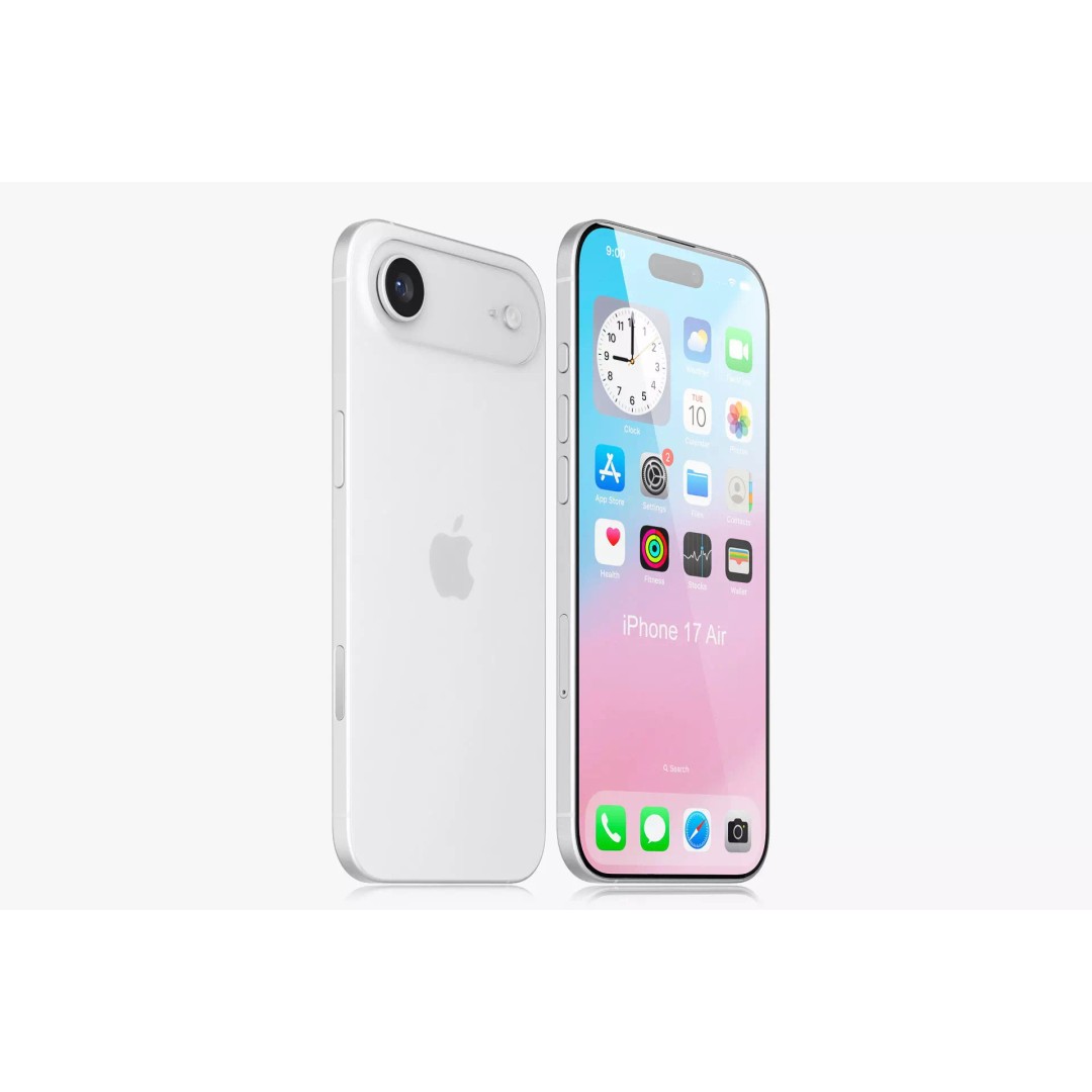 Apple iPhone 17 Air v2 3D Model – Realistic PBR Asset, FBX, OBJ - View 4