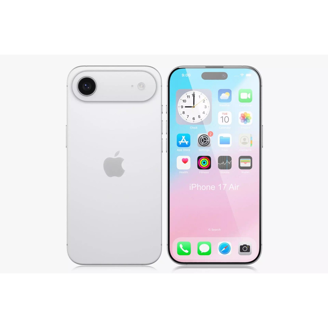 Apple iPhone 17 Air v2 3D Model – Realistic PBR Asset, FBX, OBJ - View 5