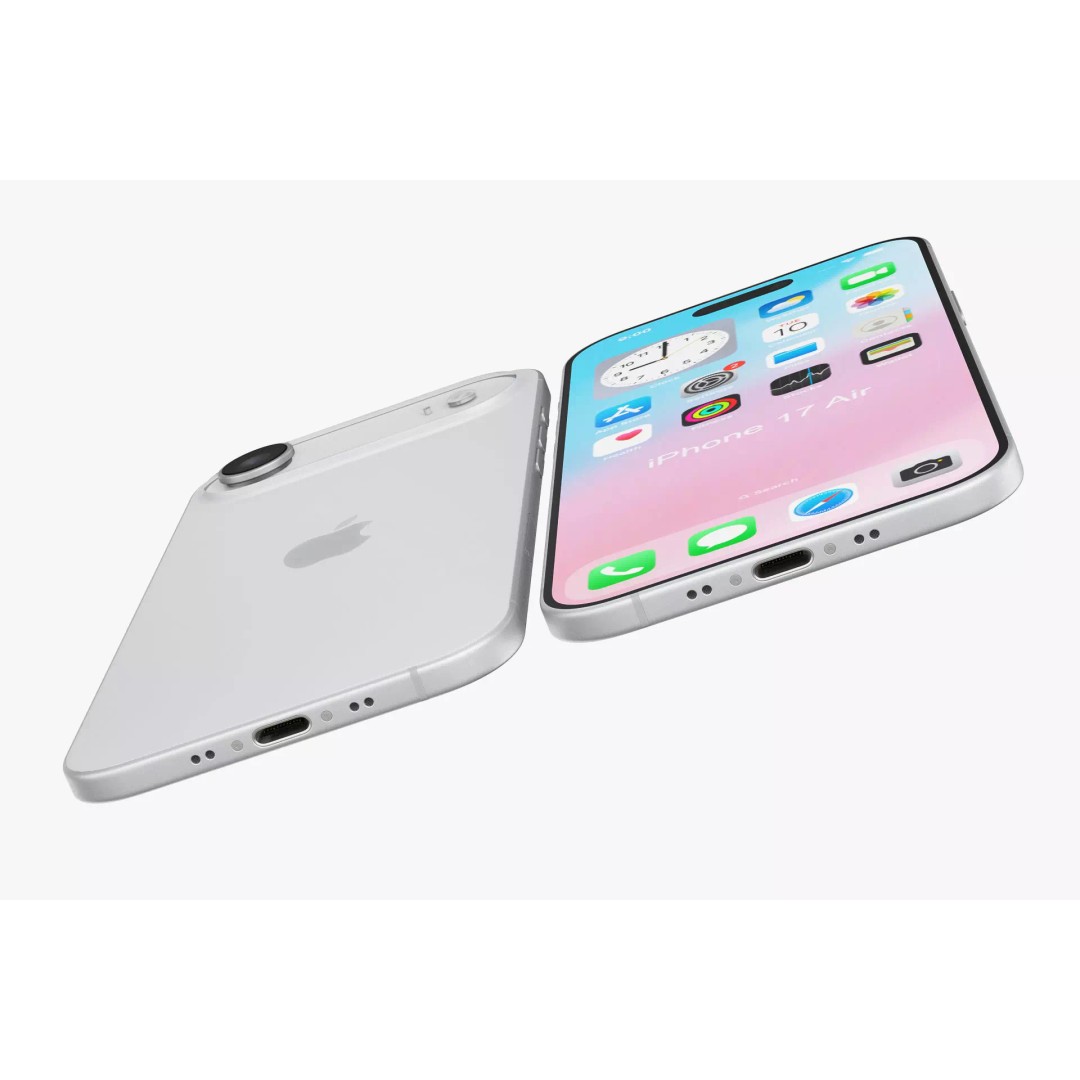 Apple iPhone 17 Air v2 3D Model – Realistic PBR Asset, FBX, OBJ - View 6