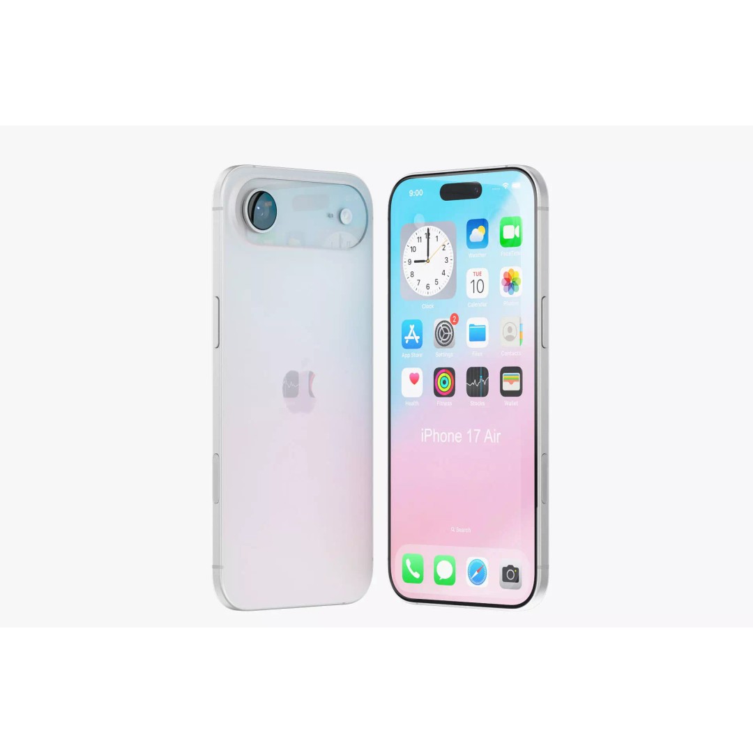 Apple iPhone 17 Air v2 3D Model – Realistic PBR Asset, FBX, OBJ - View 8