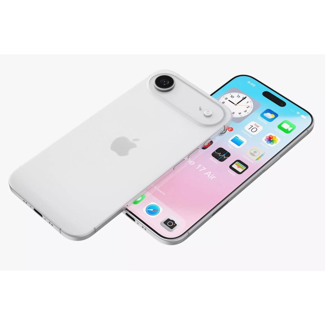 Apple iPhone 17 Air v2 3D Model – Realistic PBR Asset, FBX, OBJ - View 9