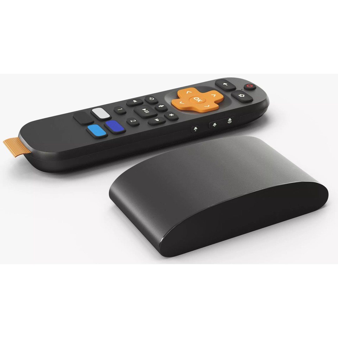 Streaming Device 3D Model – High Poly Digital Media Player with Remote - View 4