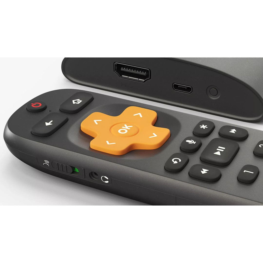 Streaming Device 3D Model – High Poly Digital Media Player with Remote - View 5