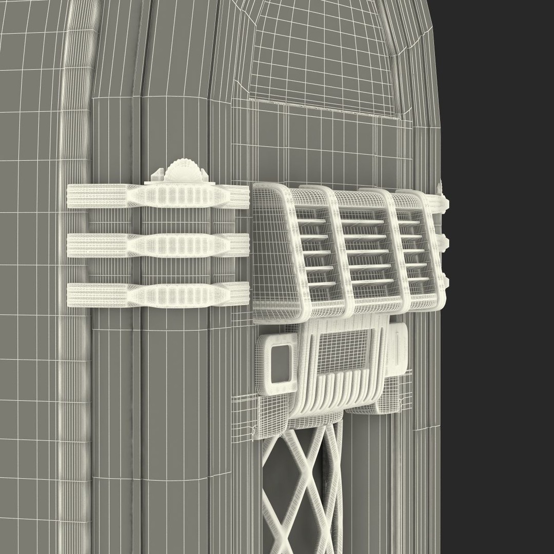Jukebox 3D Model – Vintage Retro Music Player with PBR Textures