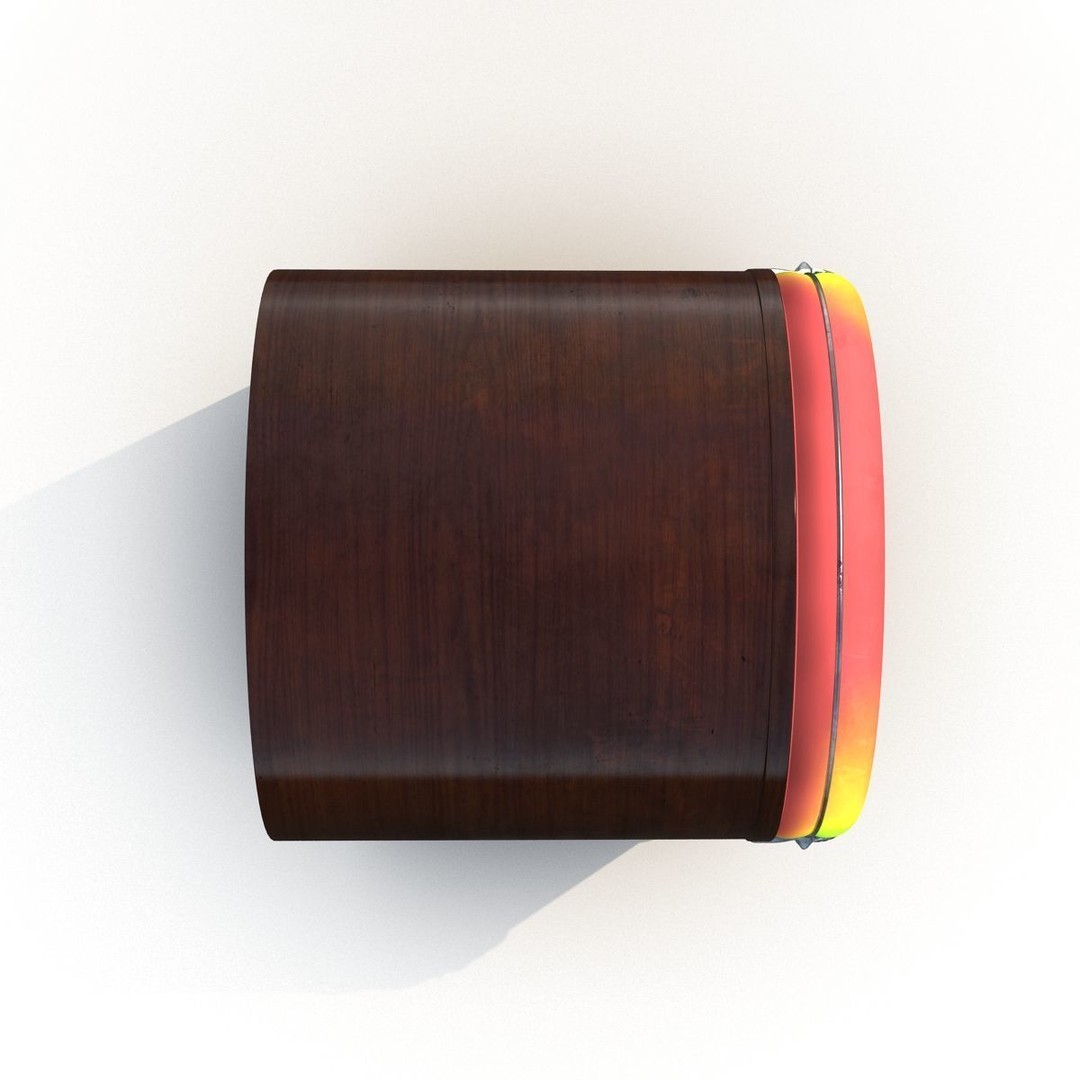 Jukebox 3D Model – Vintage Retro Music Player with PBR Textures - View 11