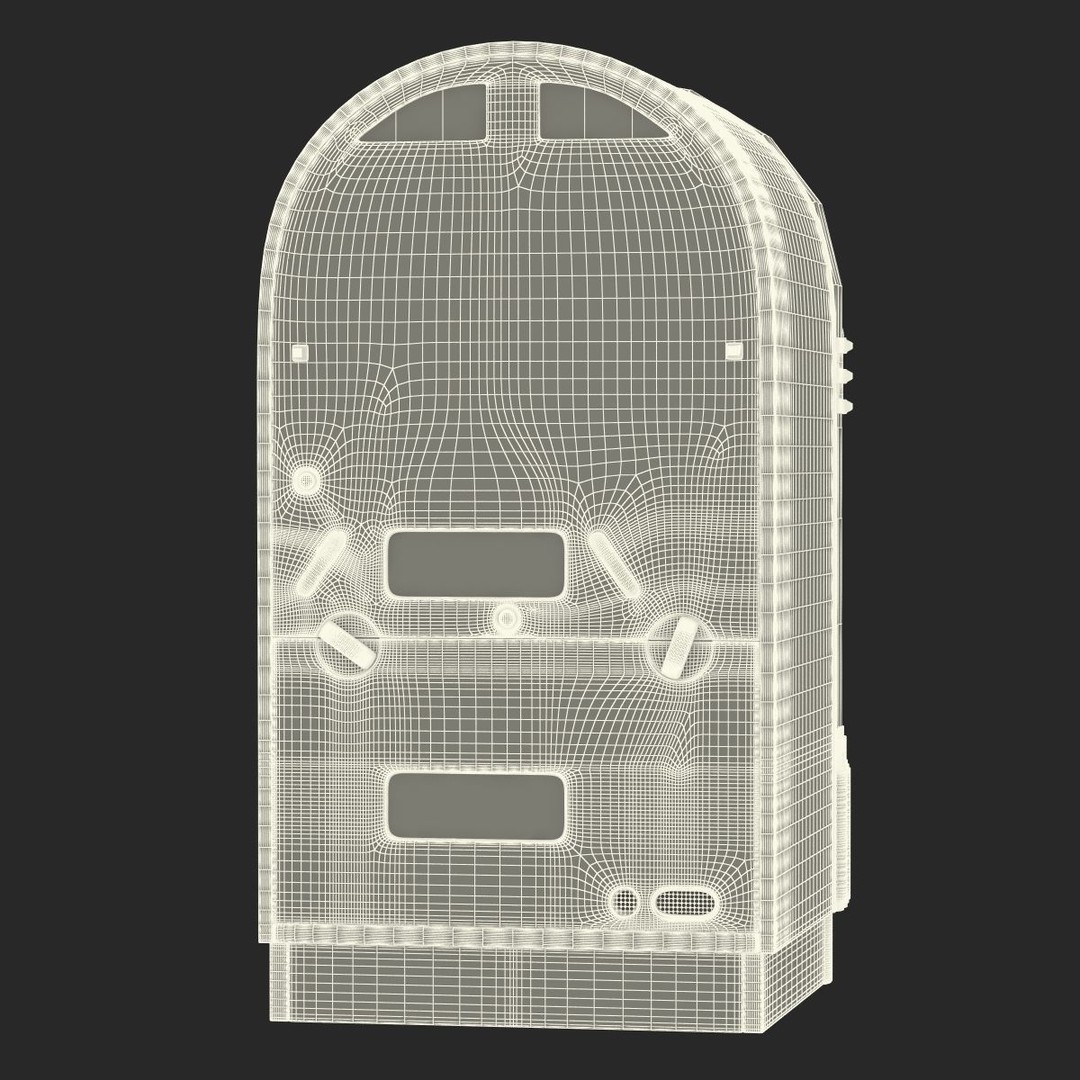 Jukebox 3D Model – Vintage Retro Music Player with PBR Textures - View 33