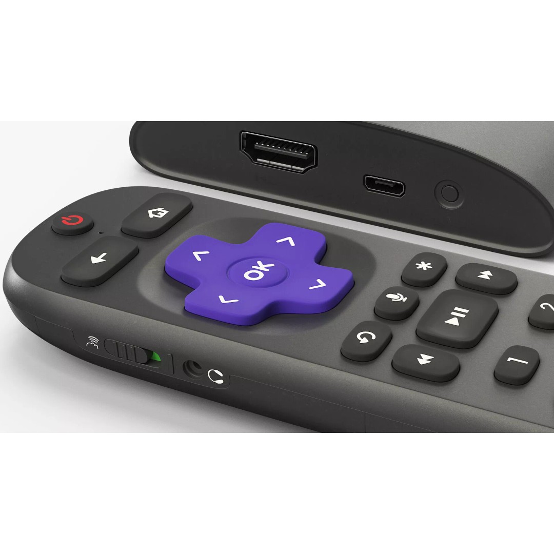 Roku Express 4K Media Device 3D Model – PBR Textured, FBX - View 4