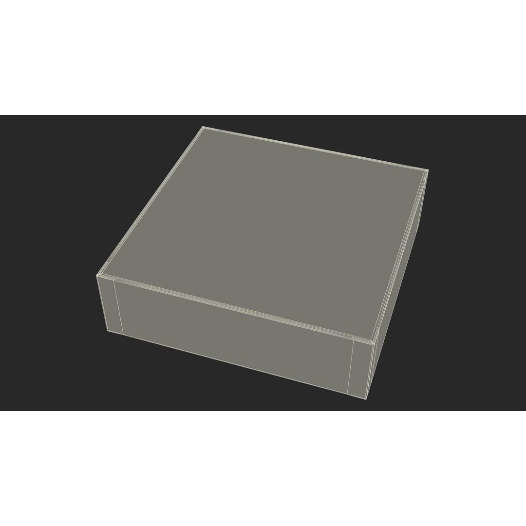 Box AirPods Max 3D Model – High Quality Cardboard Packaging Asset