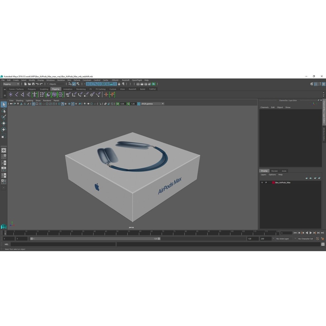 Box AirPods Max 3D Model – High Quality Cardboard Packaging Asset - View 24