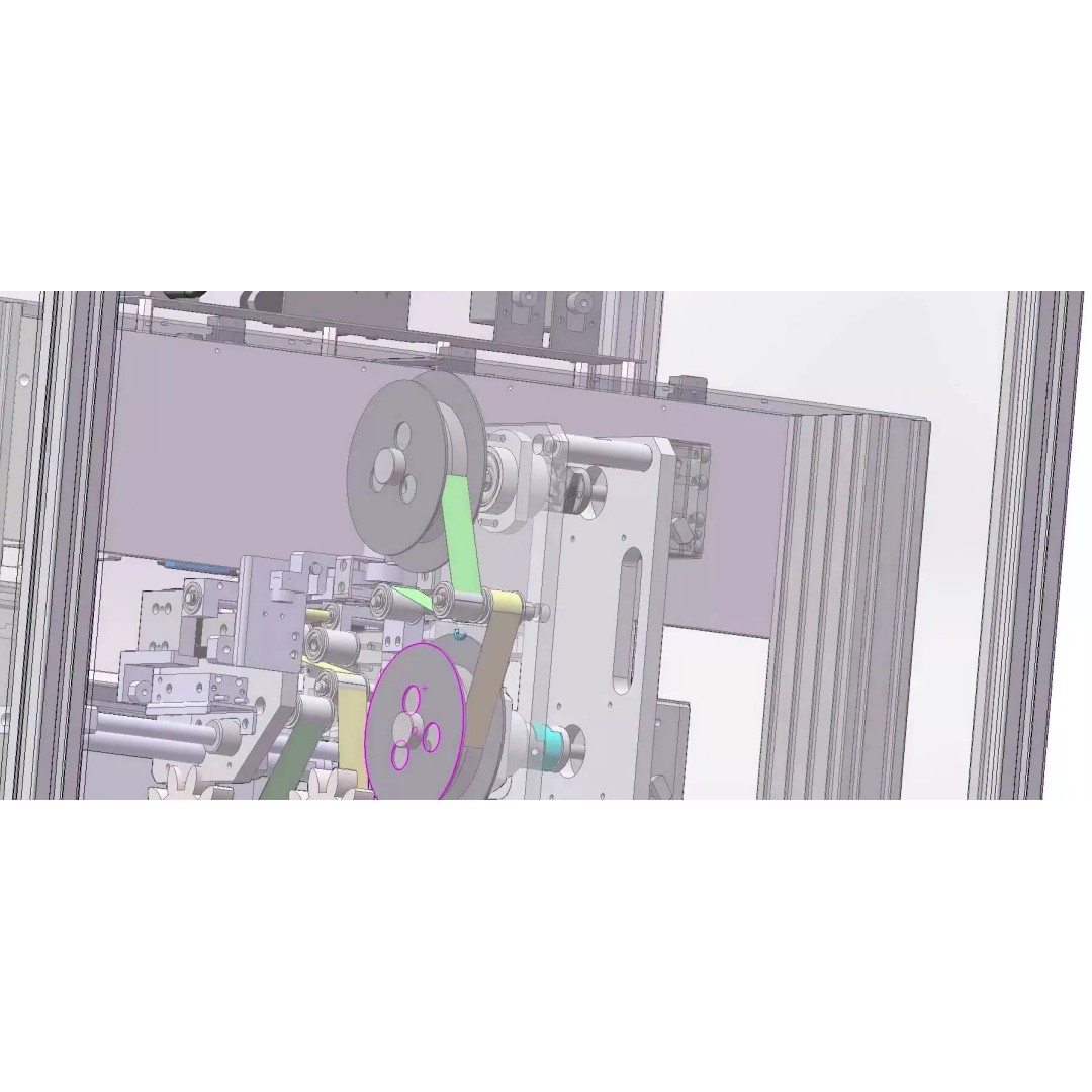 Automatic Insulation Film Sealing Machine 3D Model – Industrial CAD Design, SolidWorks - View 10