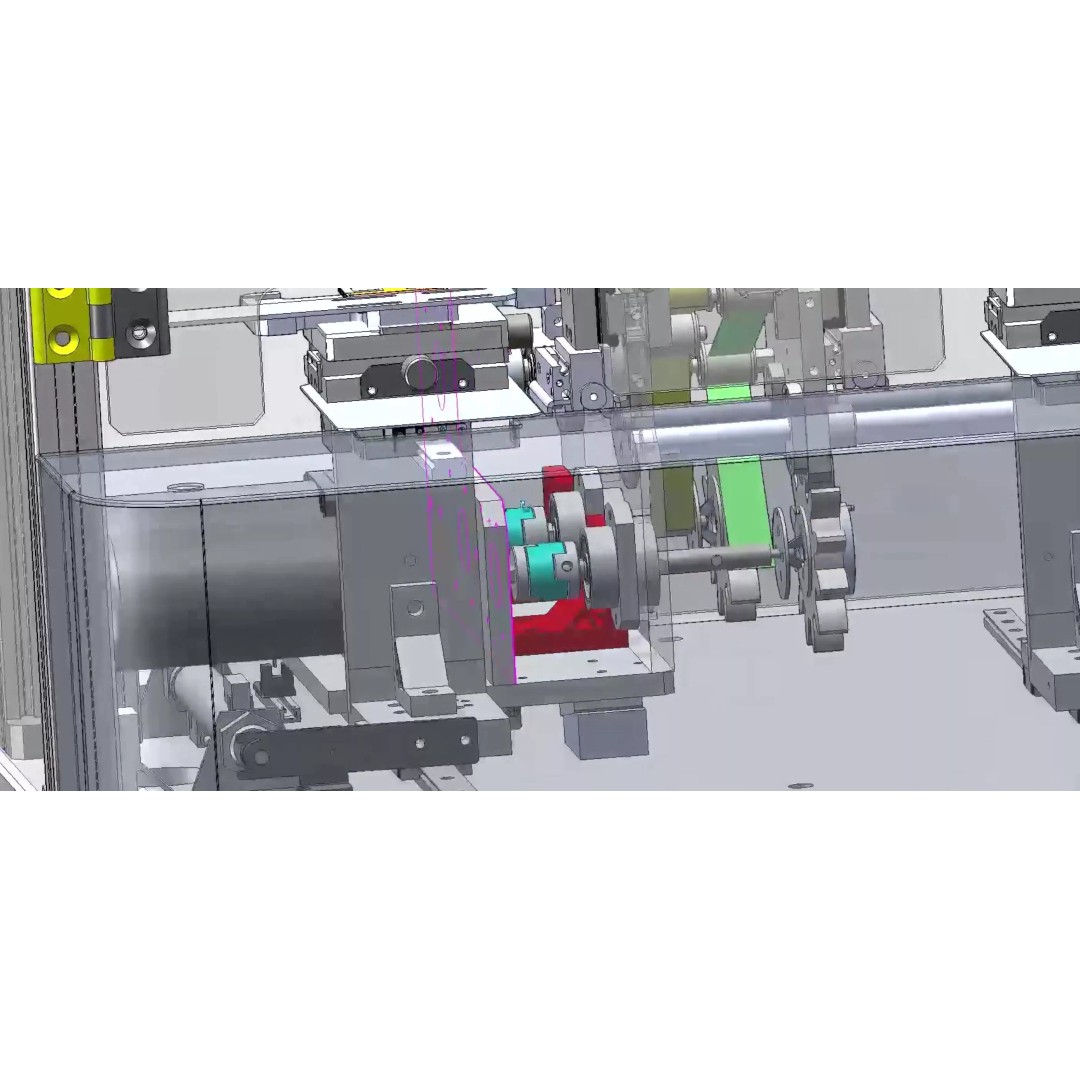 Automatic Insulation Film Sealing Machine 3D Model – Industrial CAD Design, SolidWorks - View 16