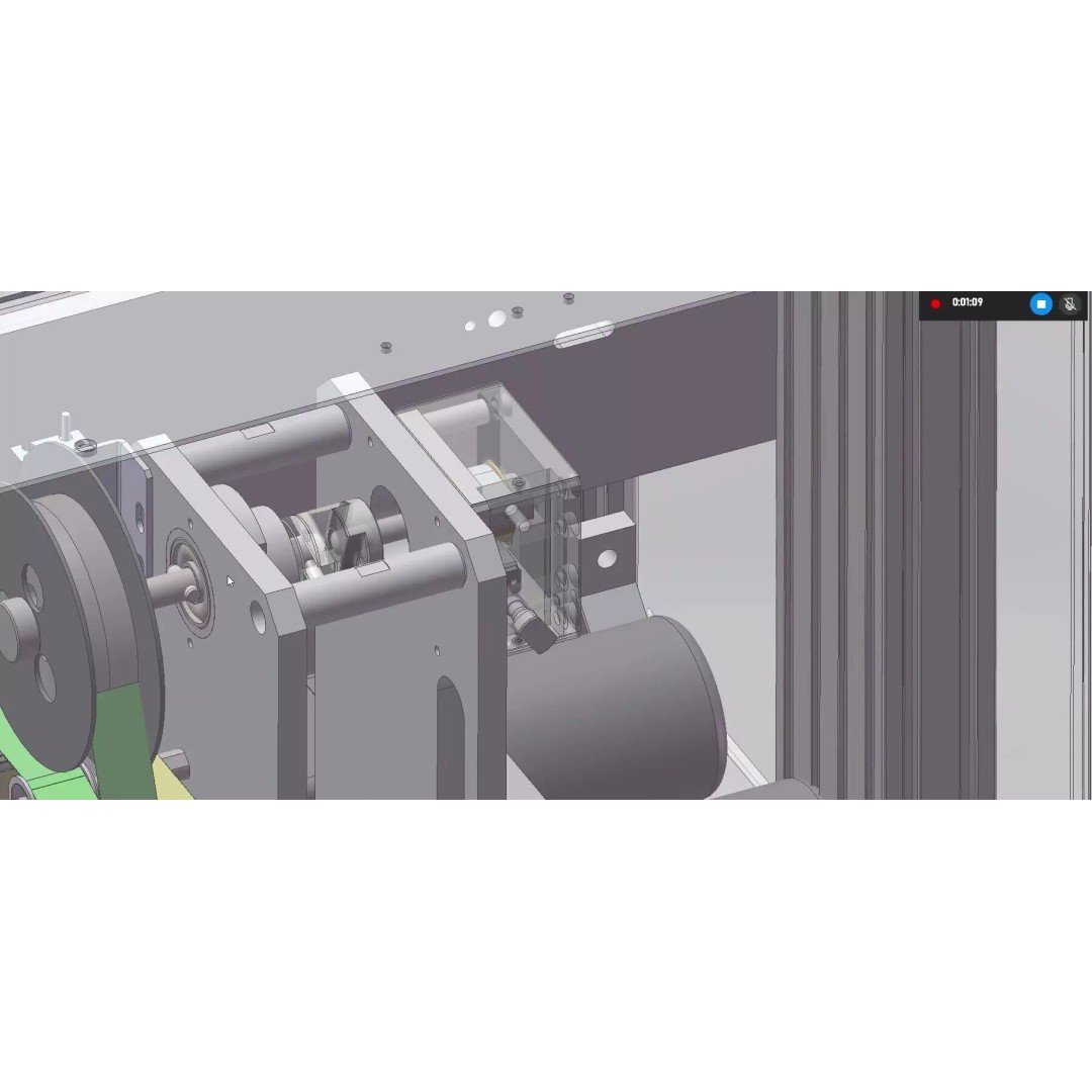 Automatic Insulation Film Sealing Machine 3D Model – Industrial CAD Design, SolidWorks - View 9