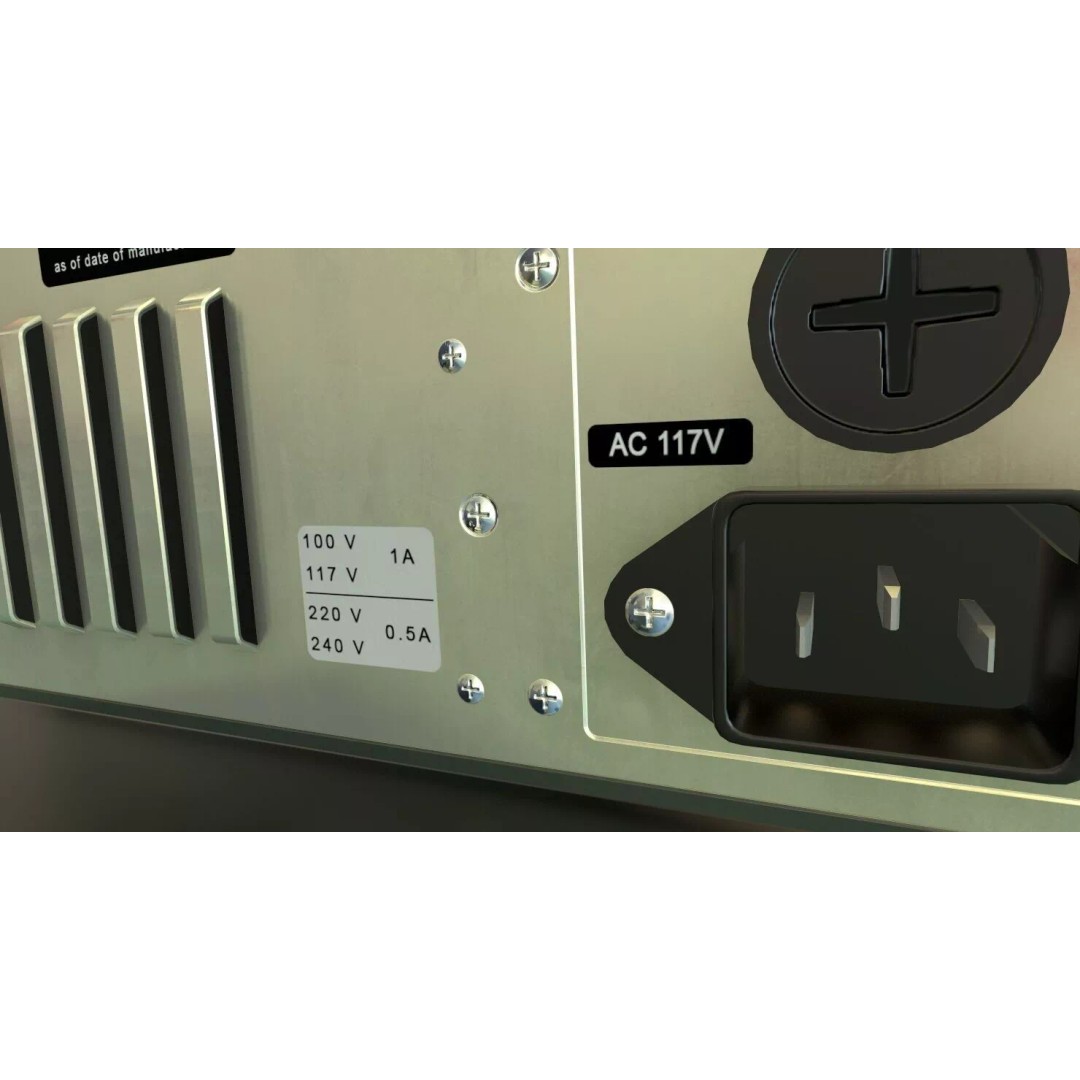 Icom R7000 Receiver 3D Model – Low Poly Game Ready, FBX - View 11