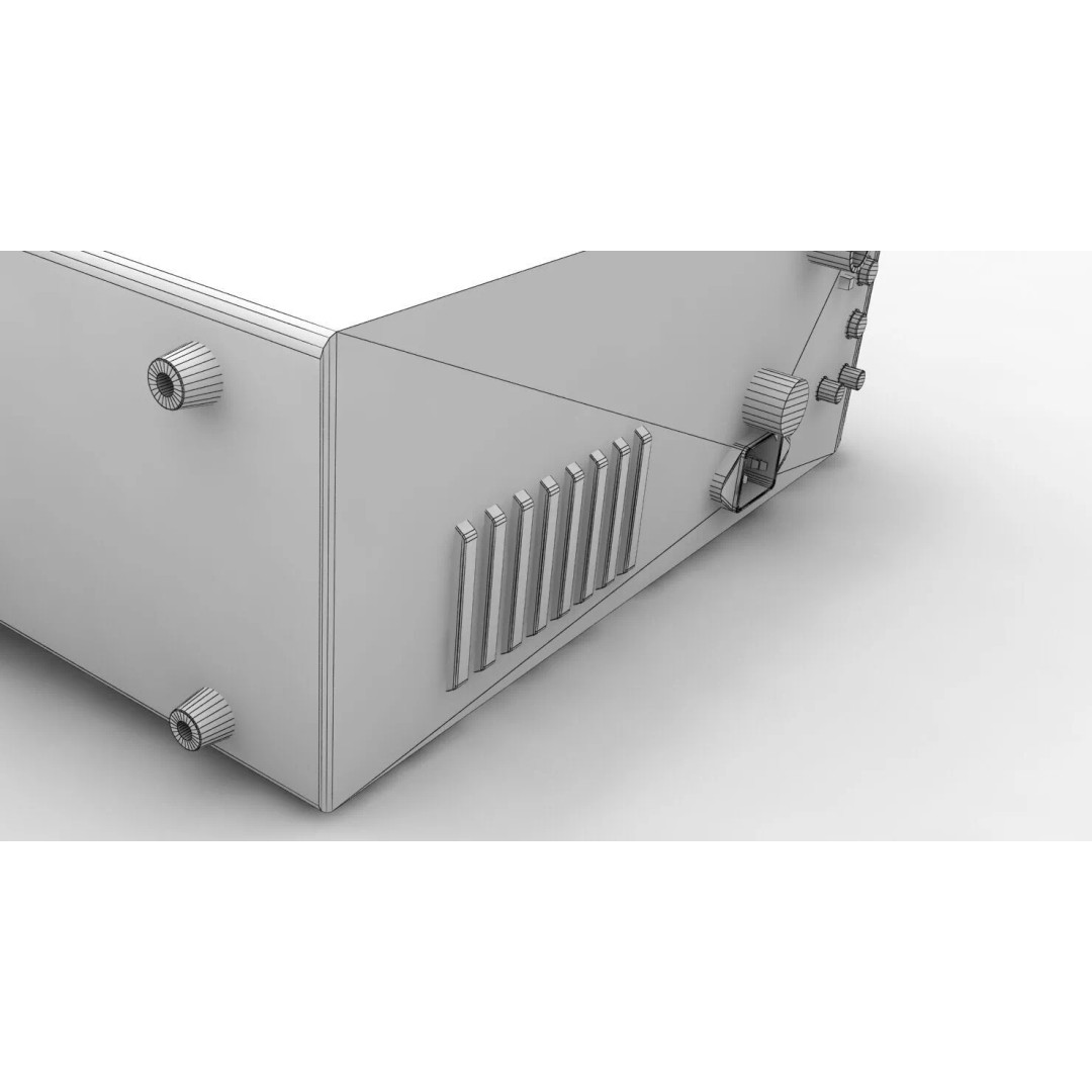 Icom R7000 Receiver 3D Model – Low Poly Game Ready, FBX - View 18