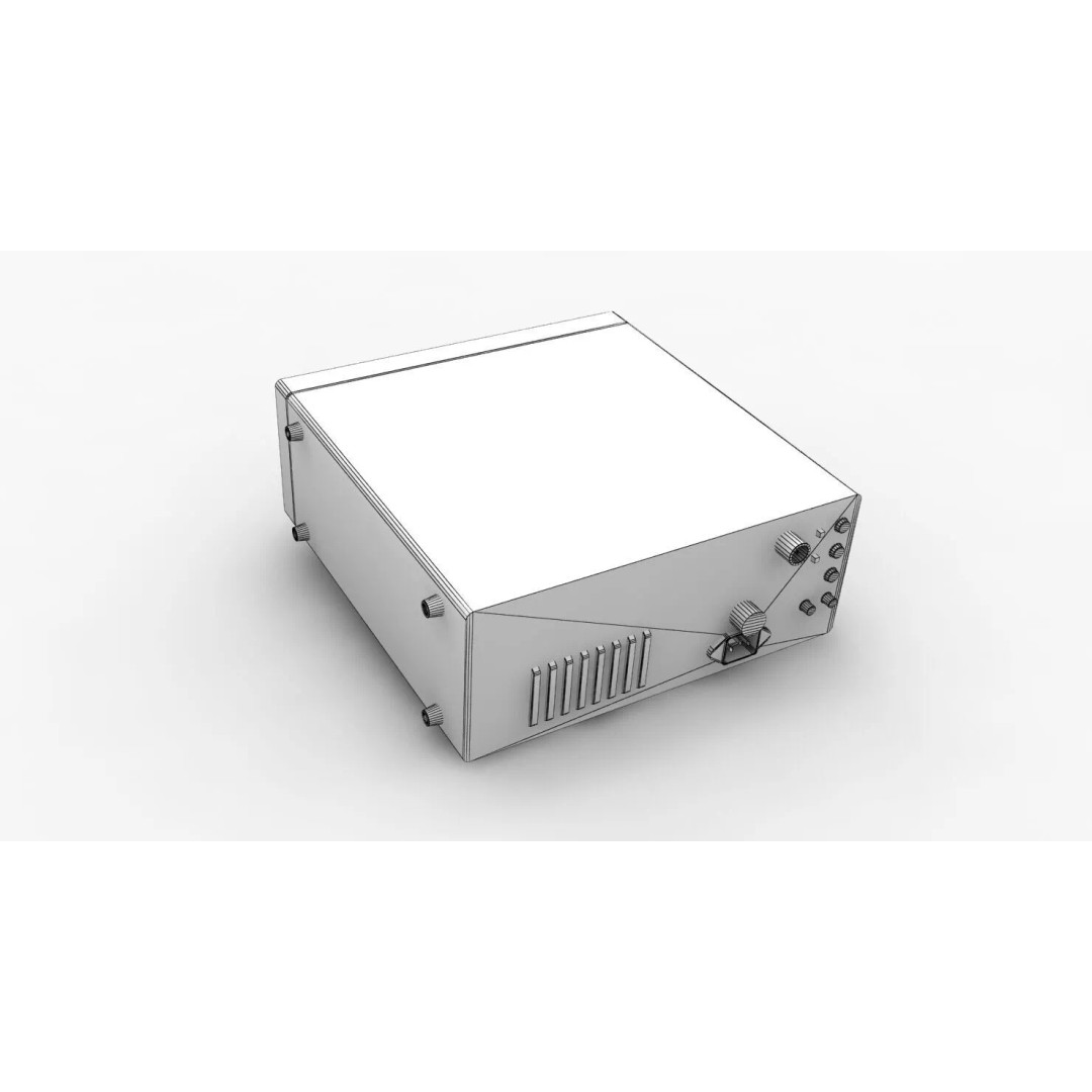 Icom R7000 Receiver 3D Model – Low Poly Game Ready, FBX - View 21