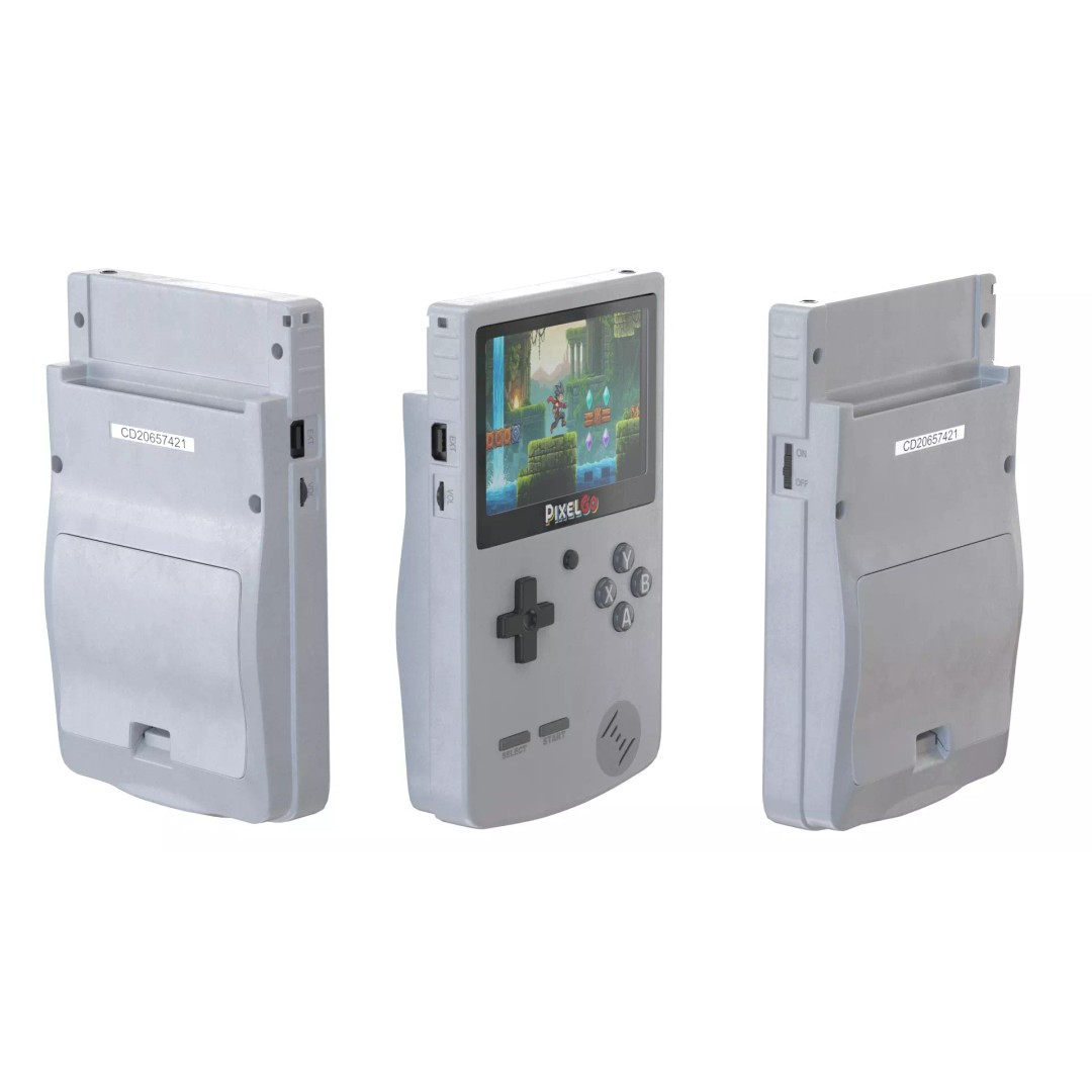 Generic Handheld Gaming Console 3D Model – PBR Game-Ready Asset, FBX, OBJ - View 4