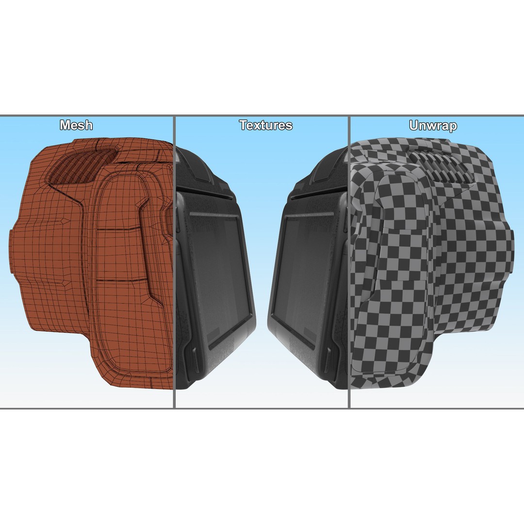 Modern Professional Camera 3D Model – High Poly PBR Asset, FBX, OBJ - View 17
