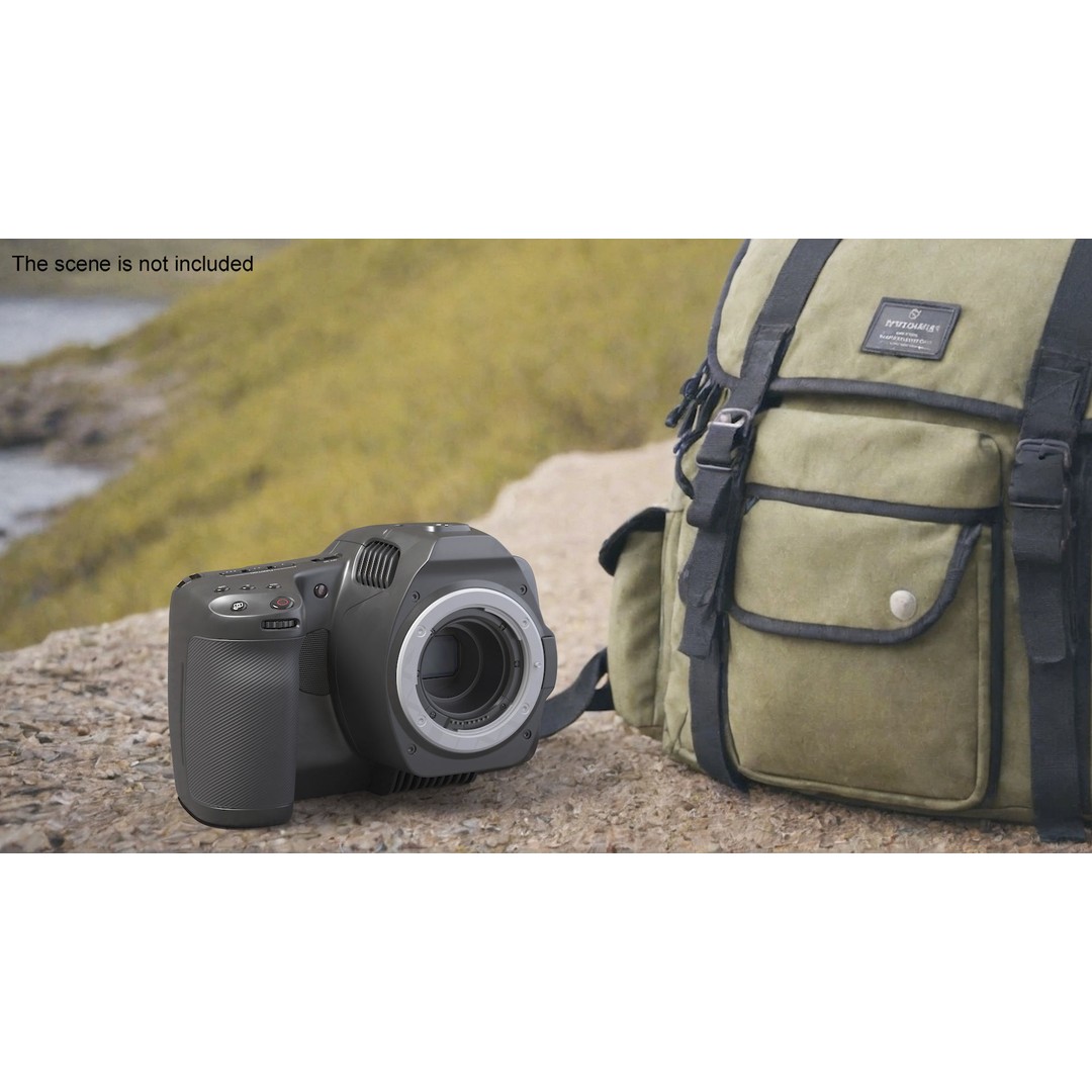 Modern Professional Camera 3D Model – High Poly PBR Asset, FBX, OBJ - View 3