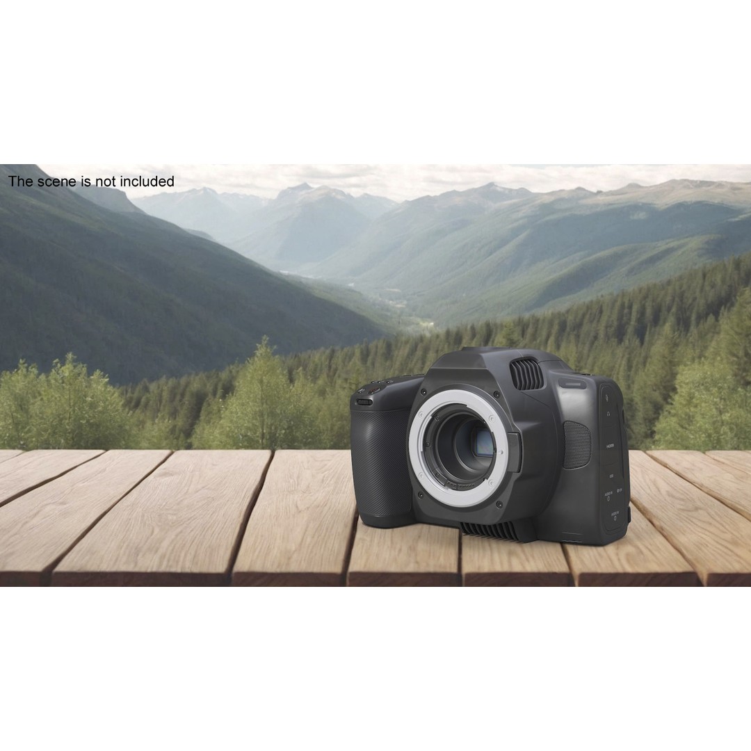 Modern Professional Camera 3D Model – High Poly PBR Asset, FBX, OBJ - View 4