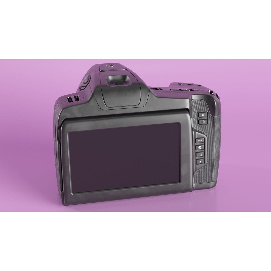 Modern Professional Camera 3D Model – High Poly PBR Asset, FBX, OBJ - View 6