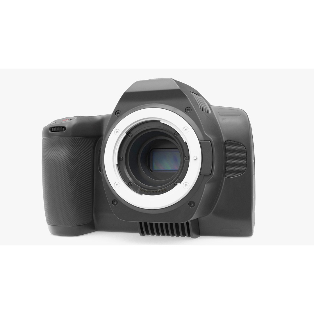 Modern Professional Camera 3D Model – High Poly PBR Asset, FBX, OBJ - View 7