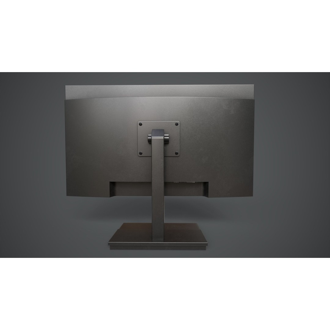 Modern Computer 3D Model – Low Poly Game Asset, PBR, FBX, OBJ - View 17