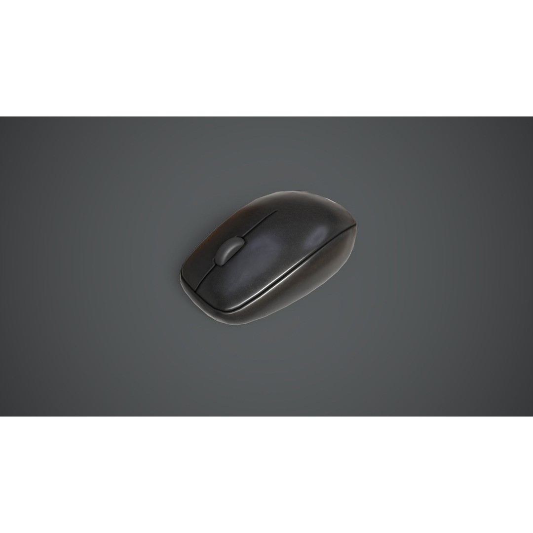 Modern Computer 3D Model – Low Poly Game Asset, PBR, FBX, OBJ - View 24
