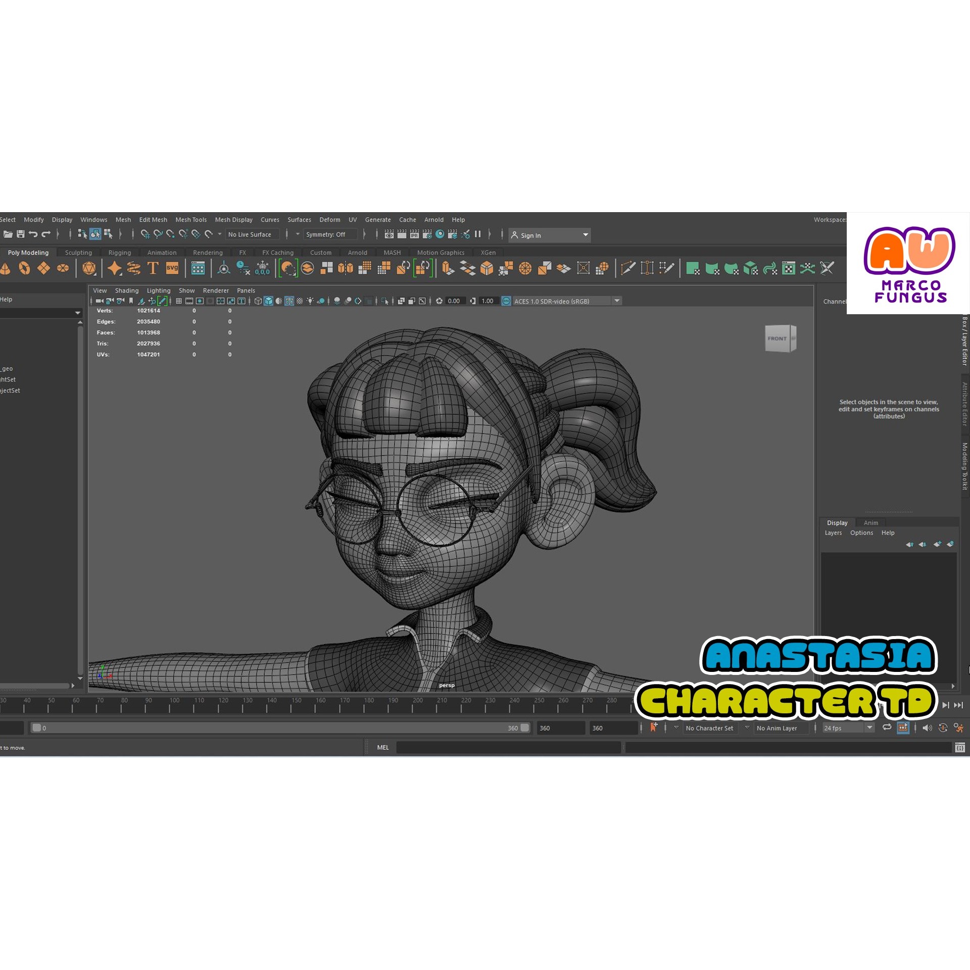 AnastasiaTD - Rigged Disney-Style Character 3D Model - View 10