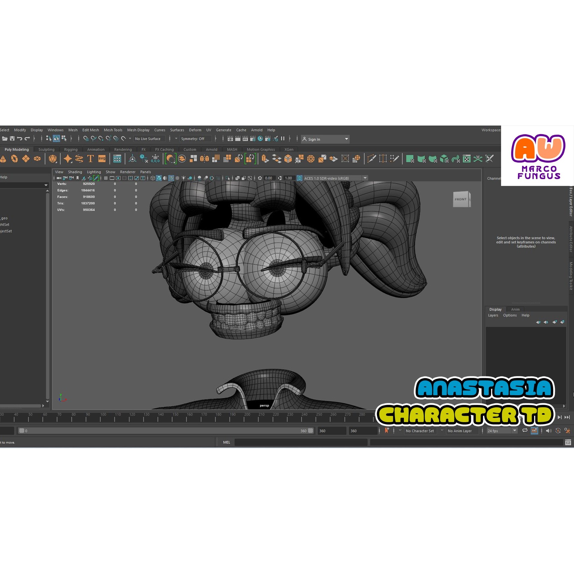 AnastasiaTD - Rigged Disney-Style Character 3D Model - View 14