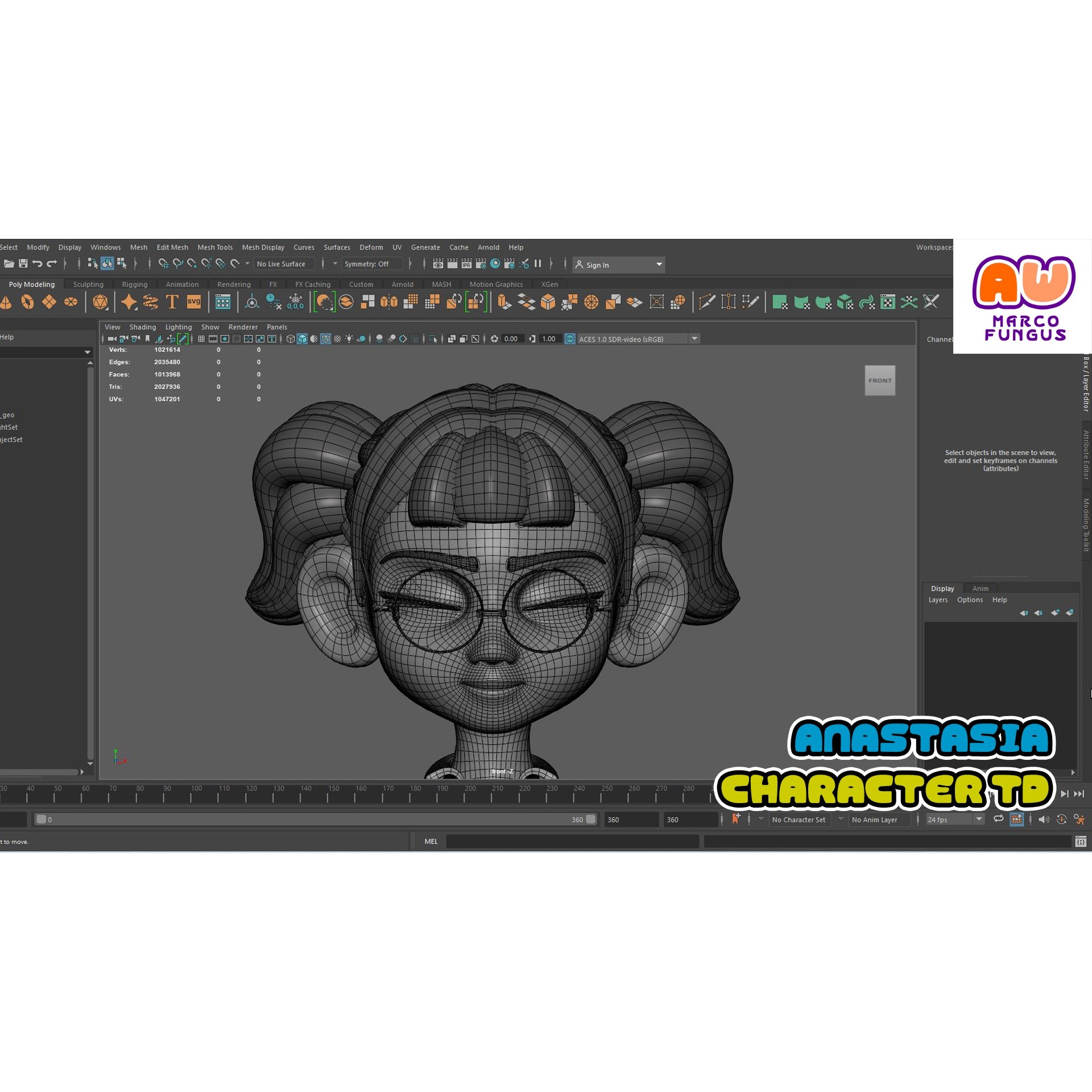 AnastasiaTD - Rigged Disney-Style Character 3D Model - View 6