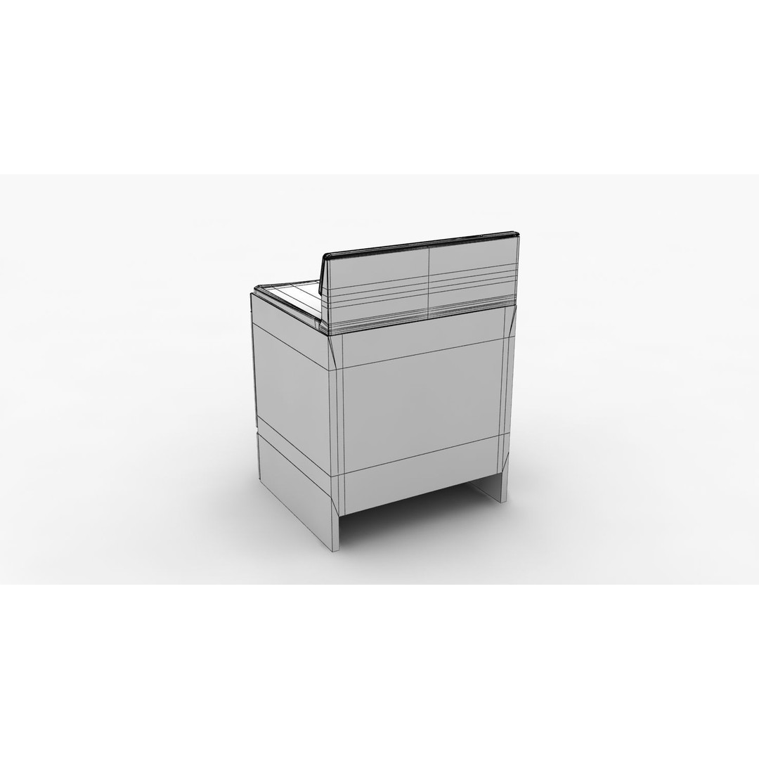 Frigidaire Stove 3D Model – Low Poly Game Ready Asset, FBX - View 13