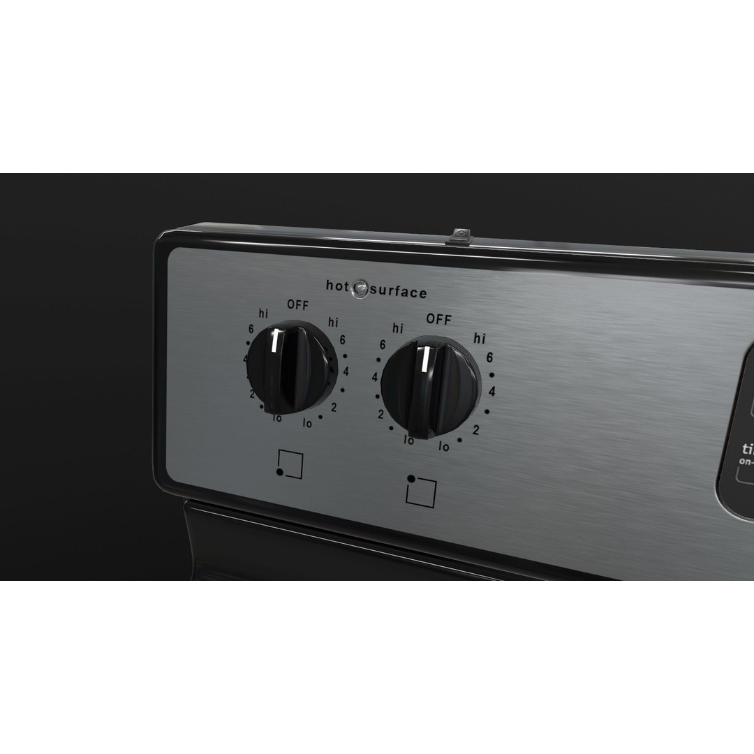 Frigidaire Stove 3D Model – Low Poly Game Ready Asset, FBX - View 8