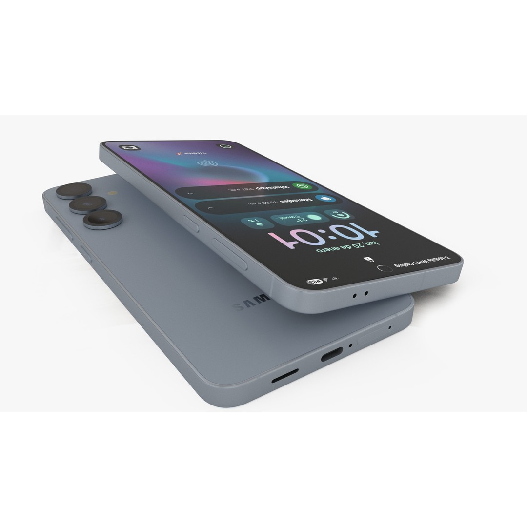 Samsung Galaxy S25 Plus 3D Model – Low Poly PBR Asset, FBX/Blender - View 5