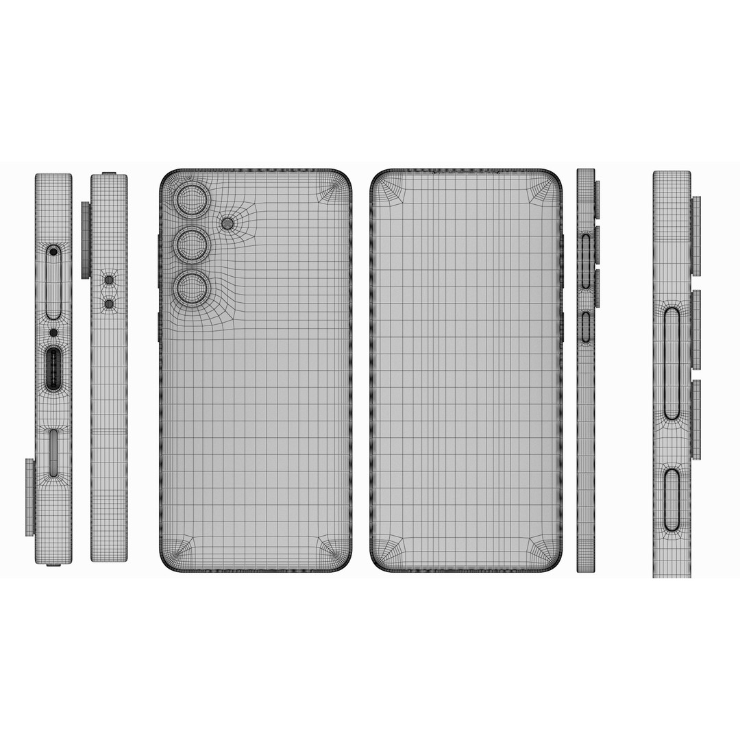 Samsung Galaxy S25 Plus 3D Model – Low Poly PBR Asset, FBX, OBJ - View 10