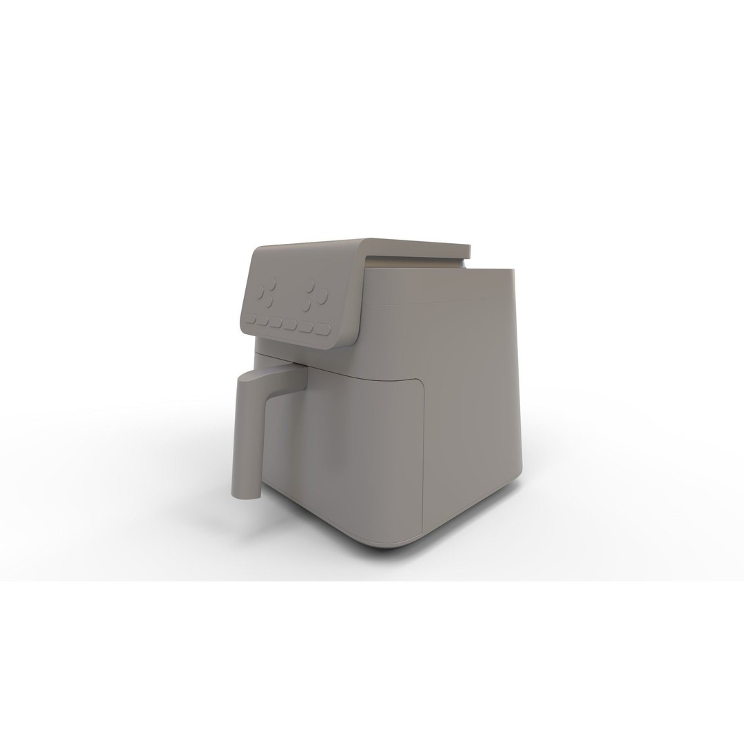 Ninja Deluxe Black Copper Air Fryer 3D Model – High-Quality PBR Textures, FBX, Blender - View 10