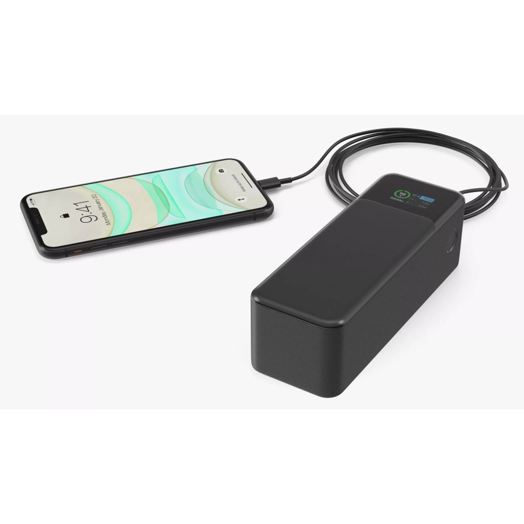 Portable Charger 3D Model – High Poly USB-C Power Bank, FBX, PBR - View 6