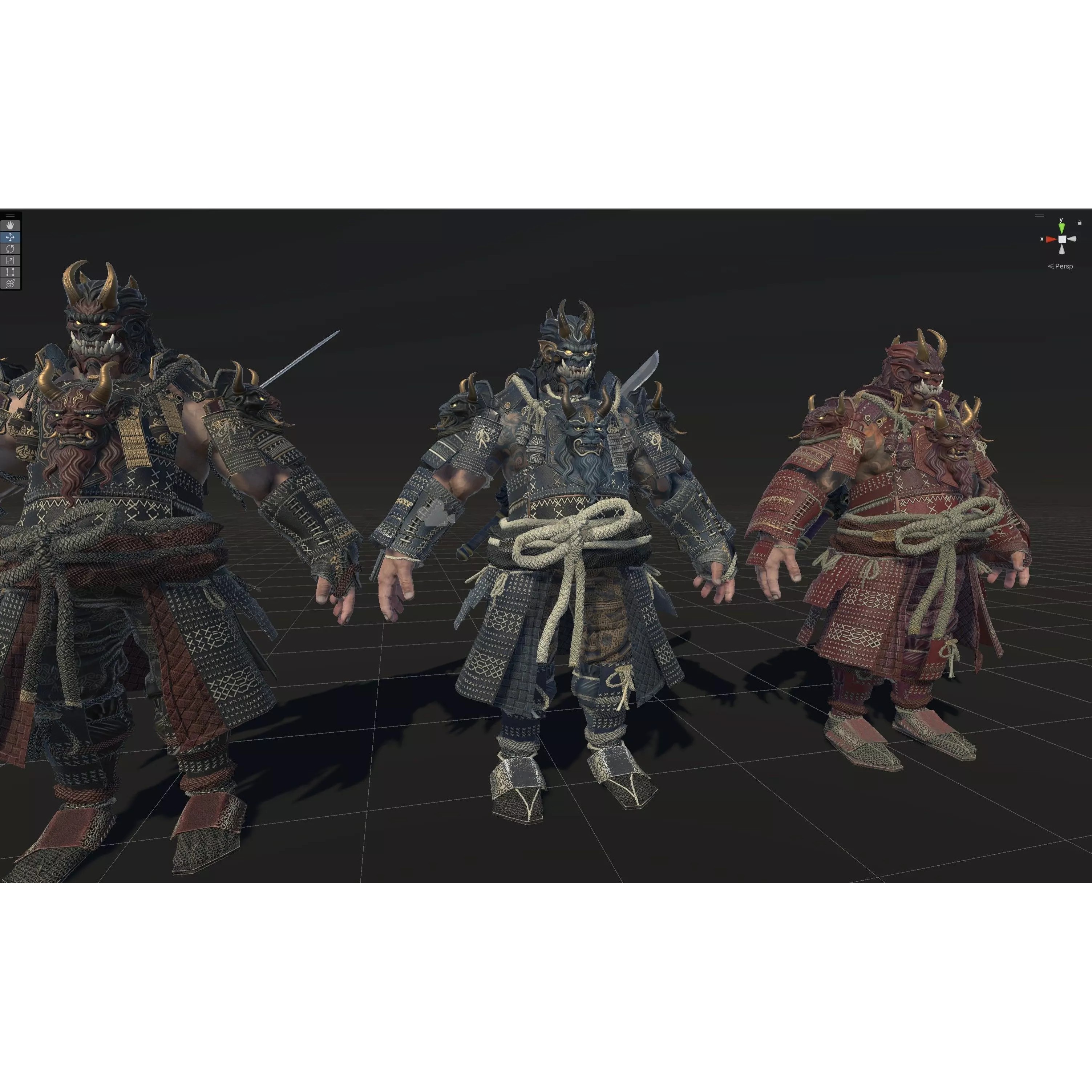 Demon Oni - Low-Poly Game-Ready 3D Model