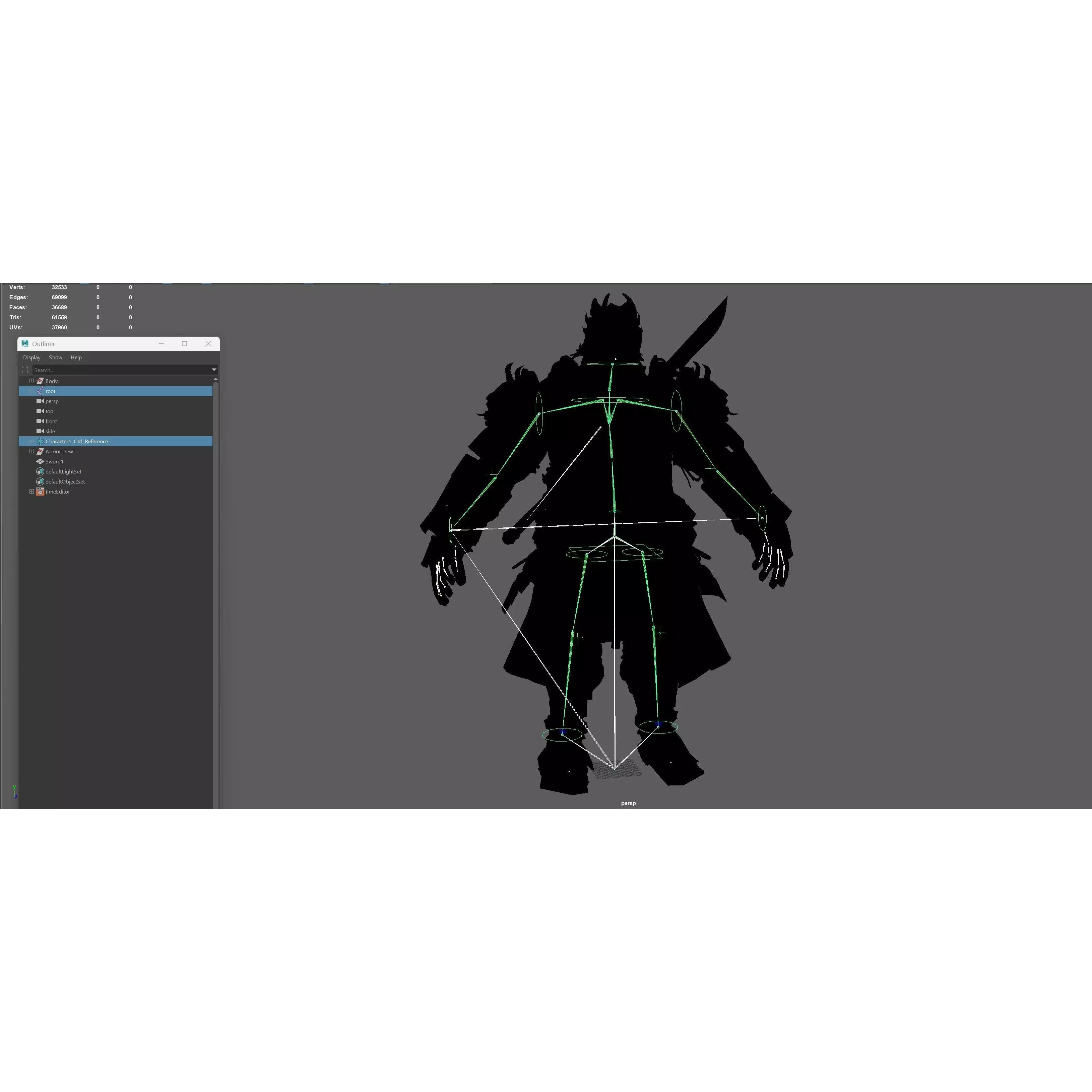 Demon Oni - Low-Poly Game-Ready 3D Model - View 40