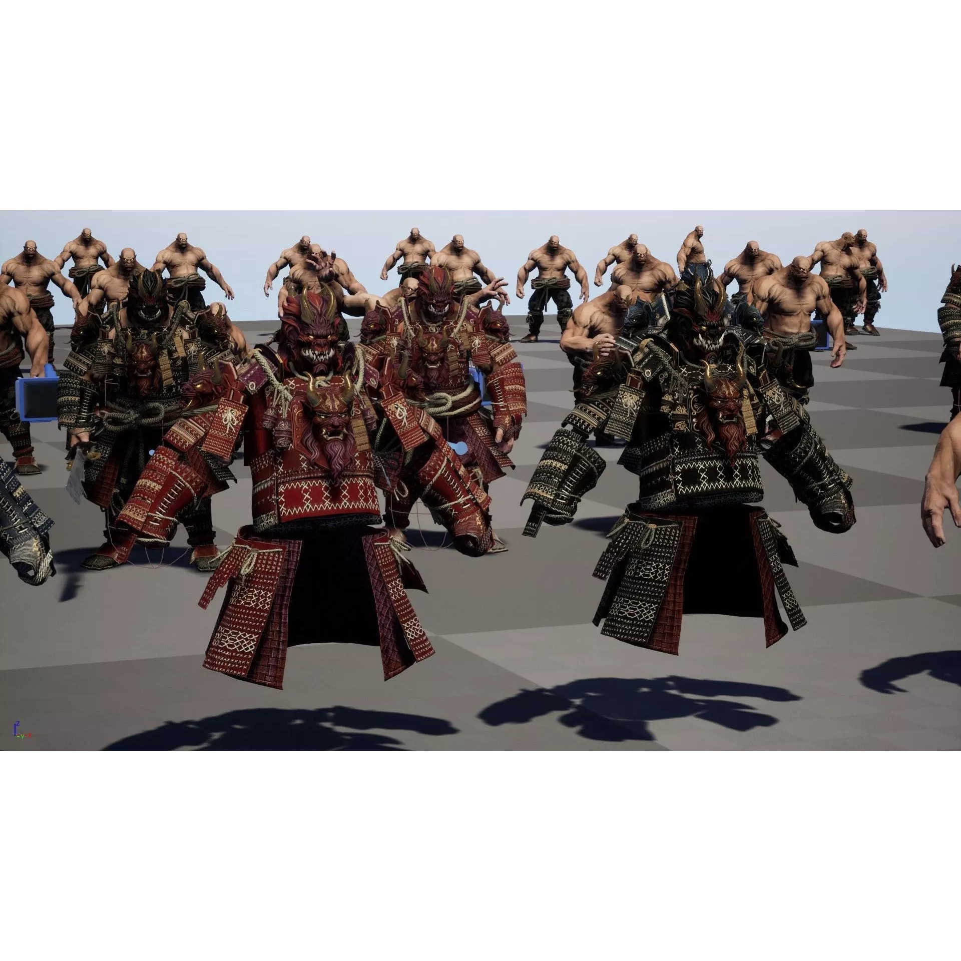 Demon Oni - Low-Poly Game-Ready 3D Model - View 41