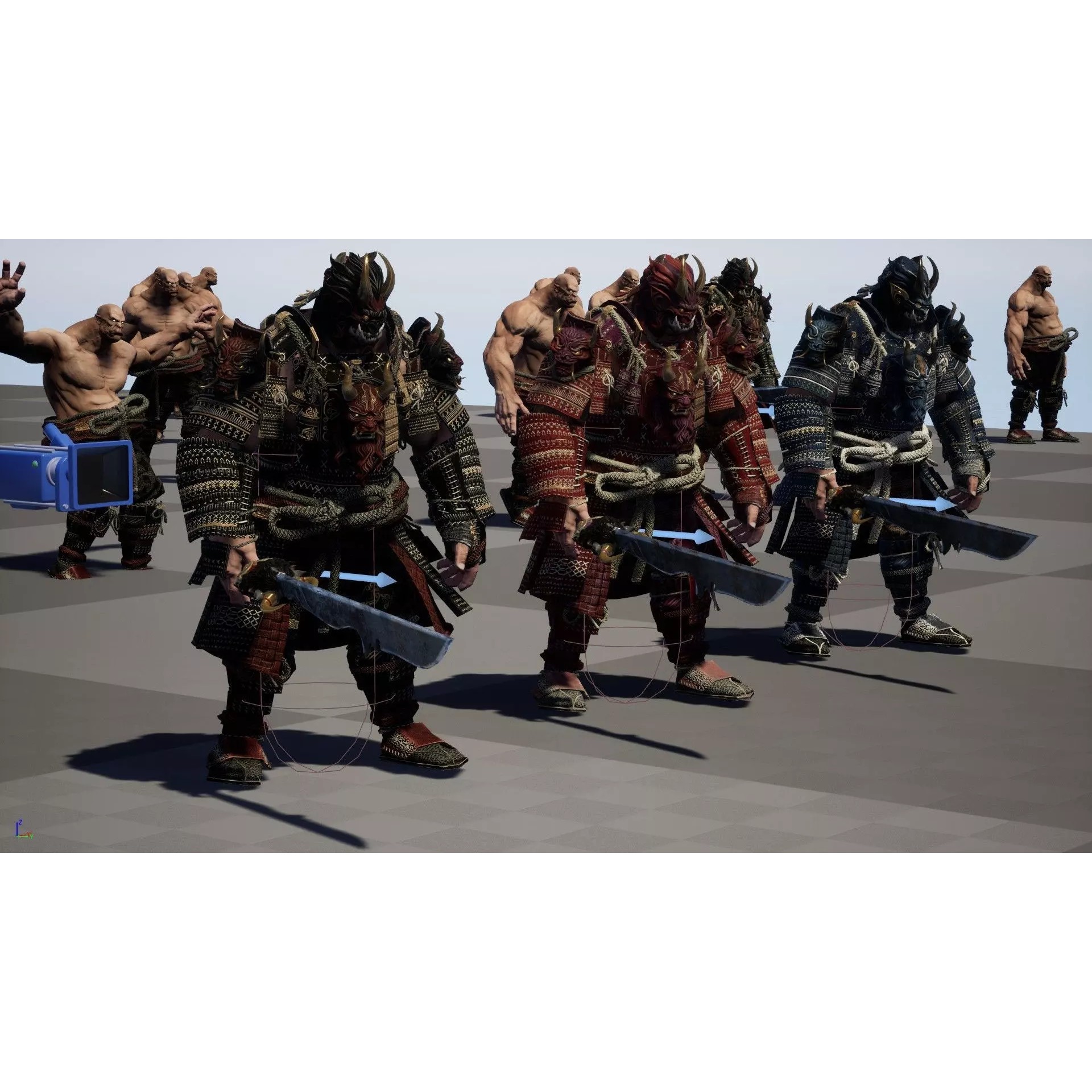 Demon Oni - Low-Poly Game-Ready 3D Model - View 44