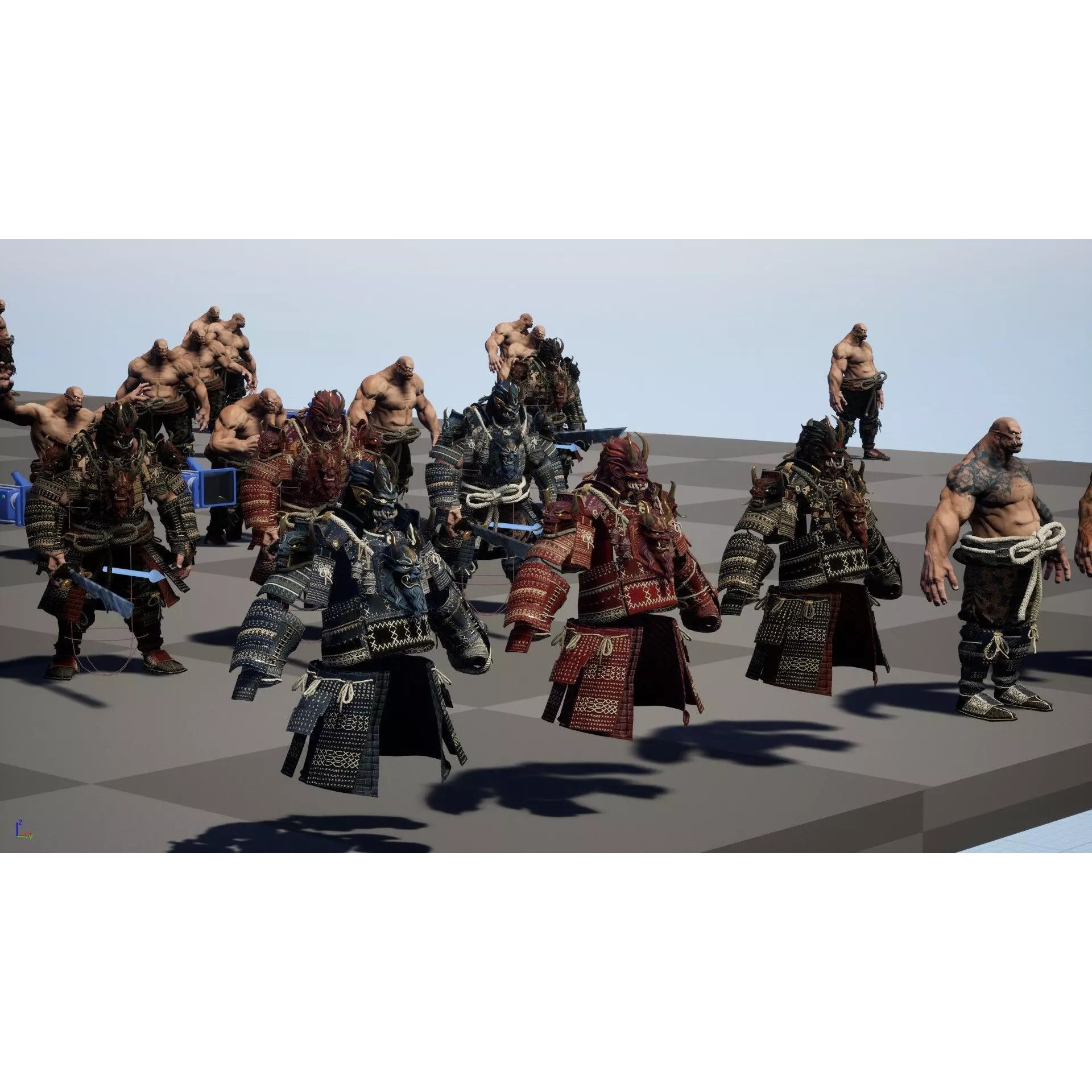 Demon Oni - Low-Poly Game-Ready 3D Model - View 45