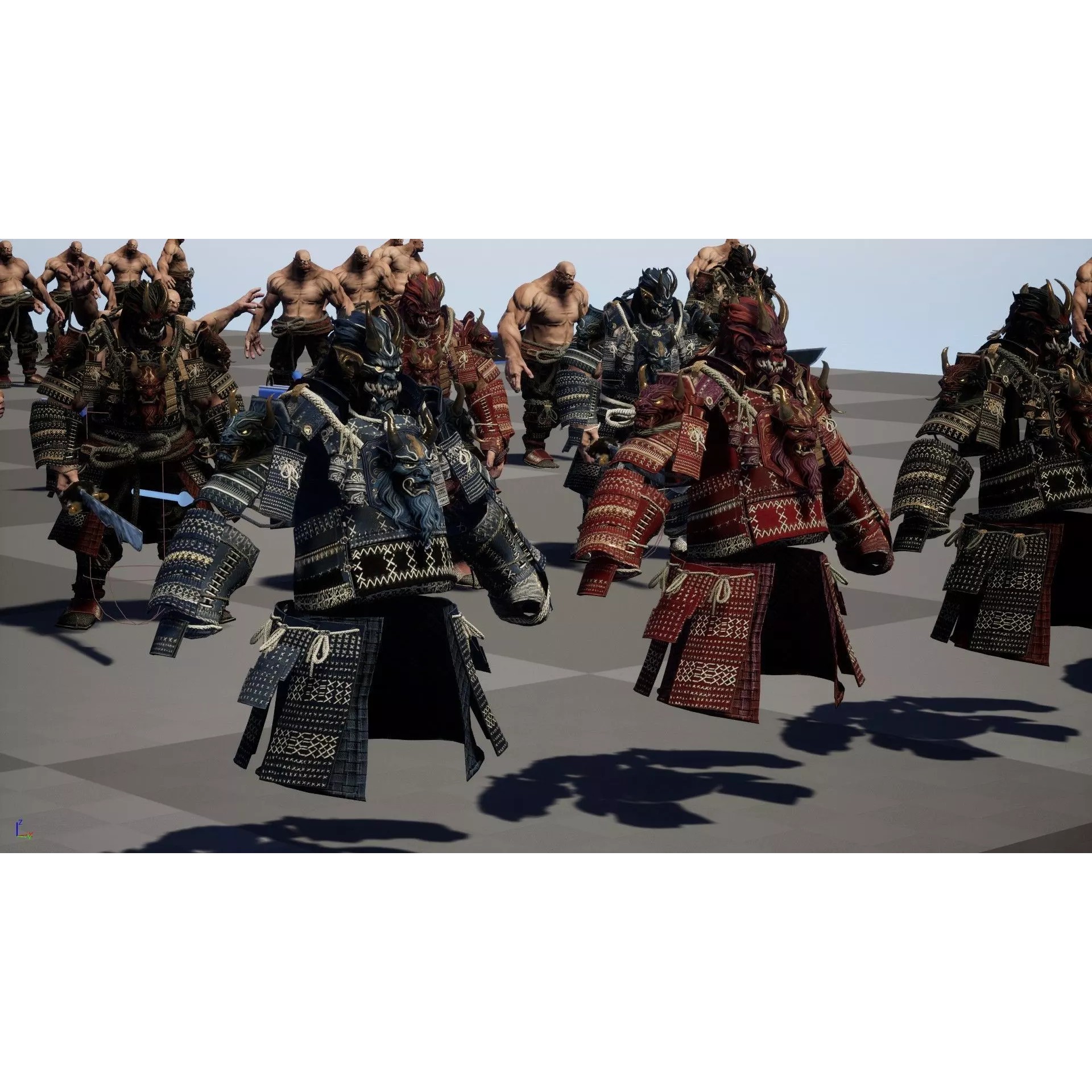 Demon Oni - Low-Poly Game-Ready 3D Model - View 46