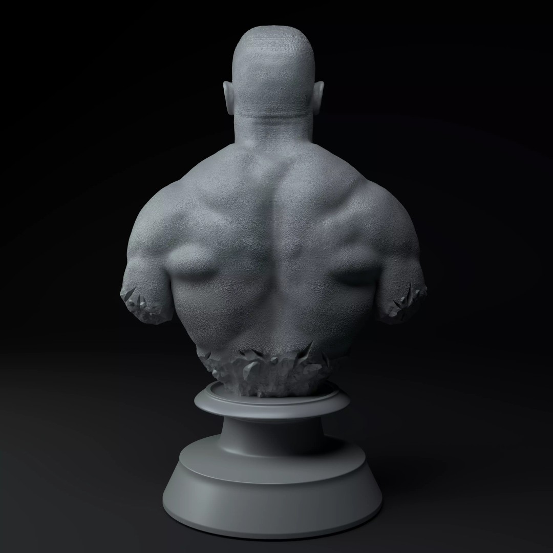 Mike Tyson Boxing Legend 3D Model – Premium Bust for 3D Printing - View 6