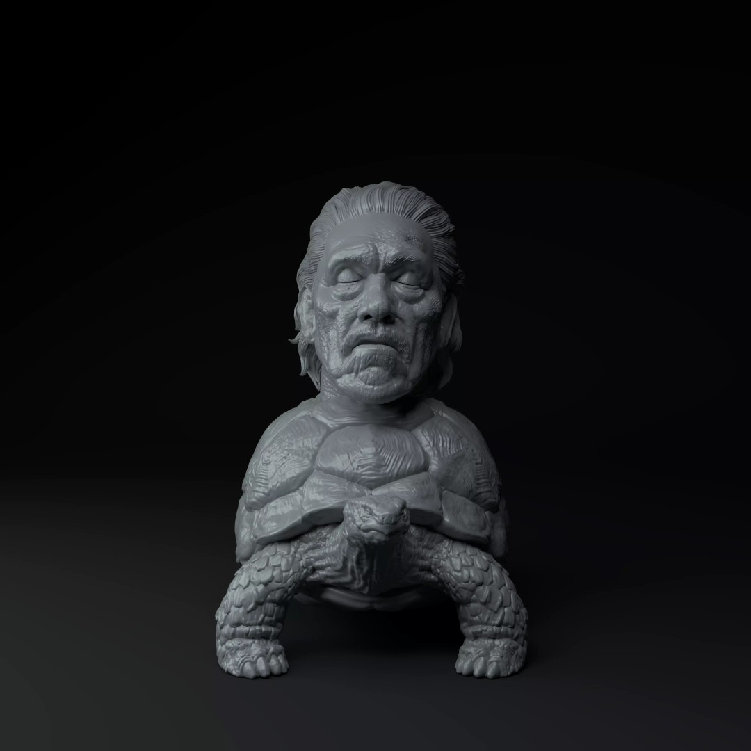 Tortuga Scene 3D Model – Premium Collectible, STL Format - View 3