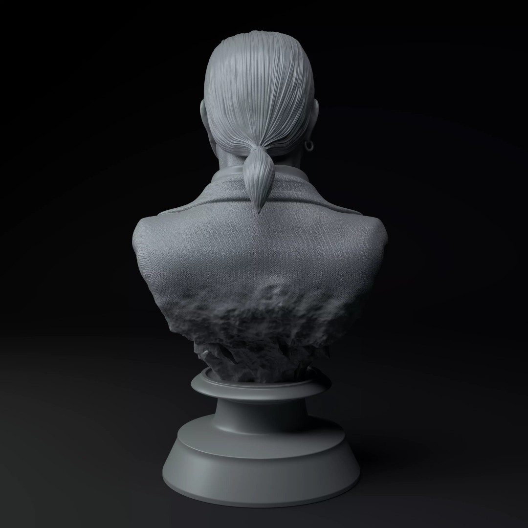 Vincent Vega 3D Model – Premium Bust for 3D Printing, STL - View 6
