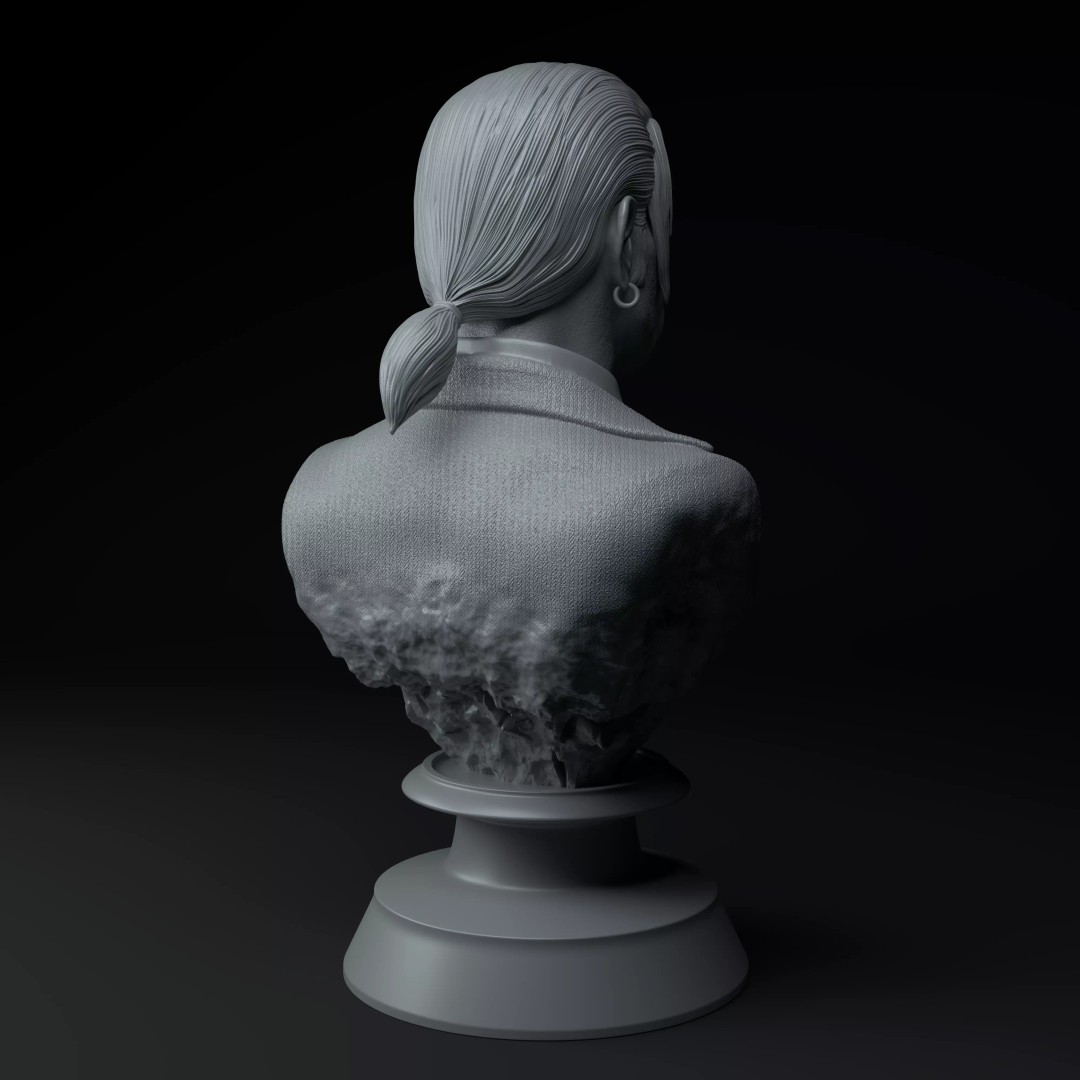 Vincent Vega 3D Model – Premium Bust for 3D Printing, STL - View 7