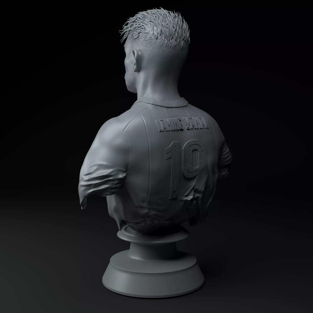 Lamine Yamal 3D Model – Premium Bust for 3D Printing, STL - View 5